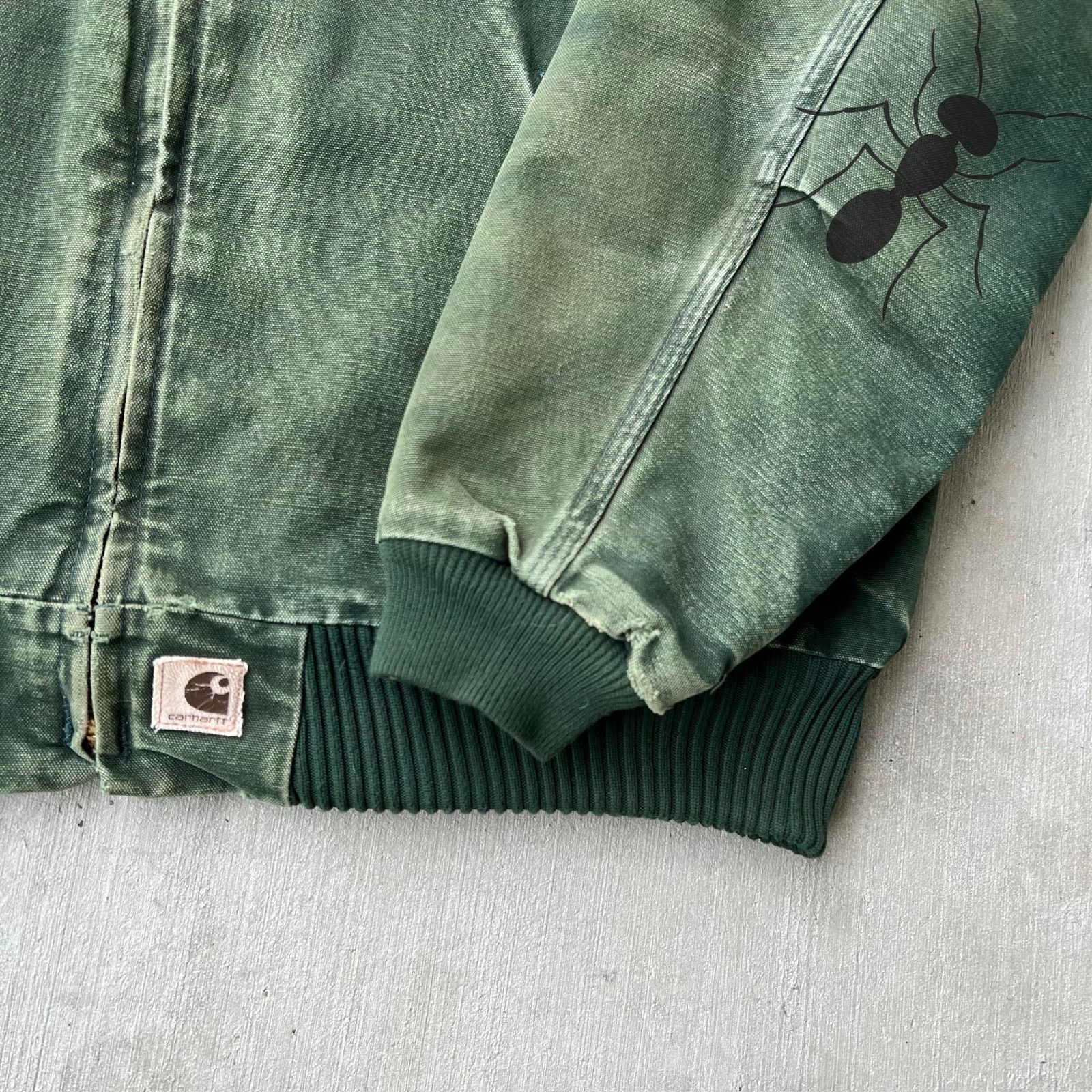 Carhartt × Vintage Carhartt J14 SPC green santa fe work wear jacket Size US XL / EU 56 / 4 - 3 Thumbnail