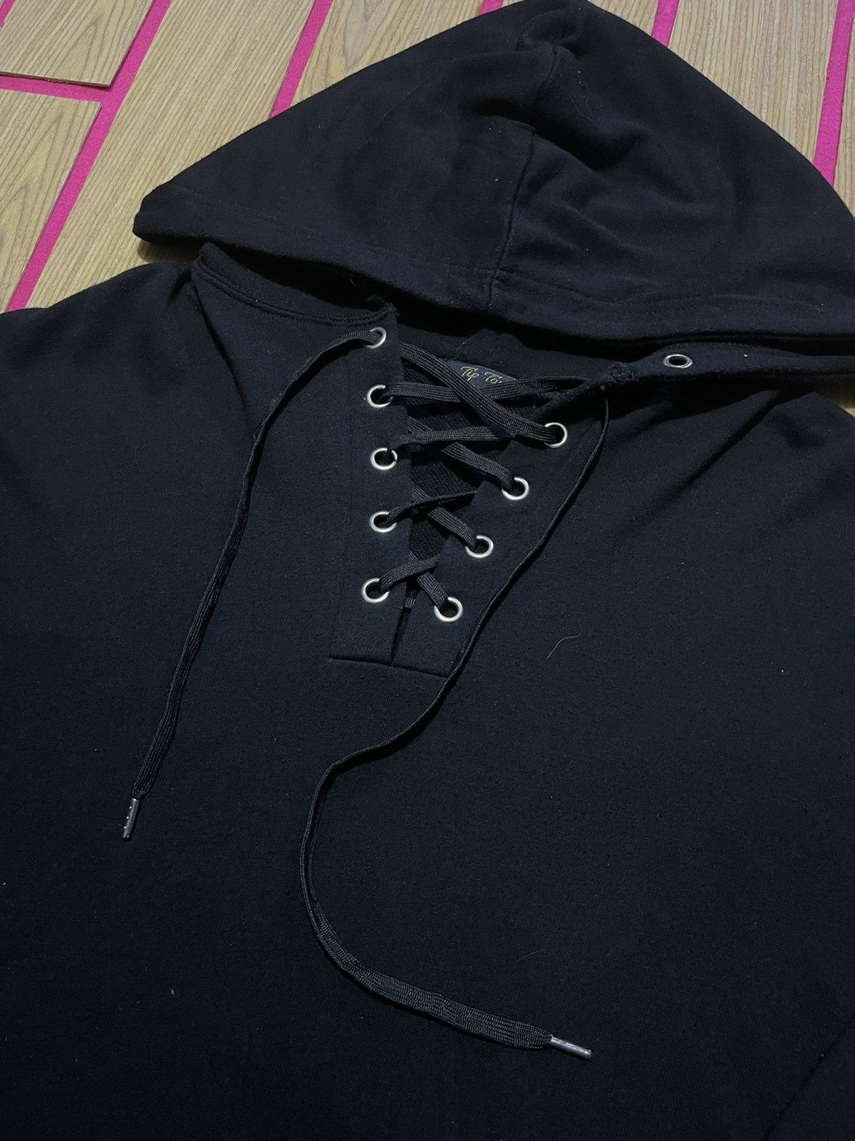 Le Grande Bleu (L.G.B.) Y2K HOODIES with rope motif on the neck Size US L / EU 52-54 / 3 - 3 Thumbnail