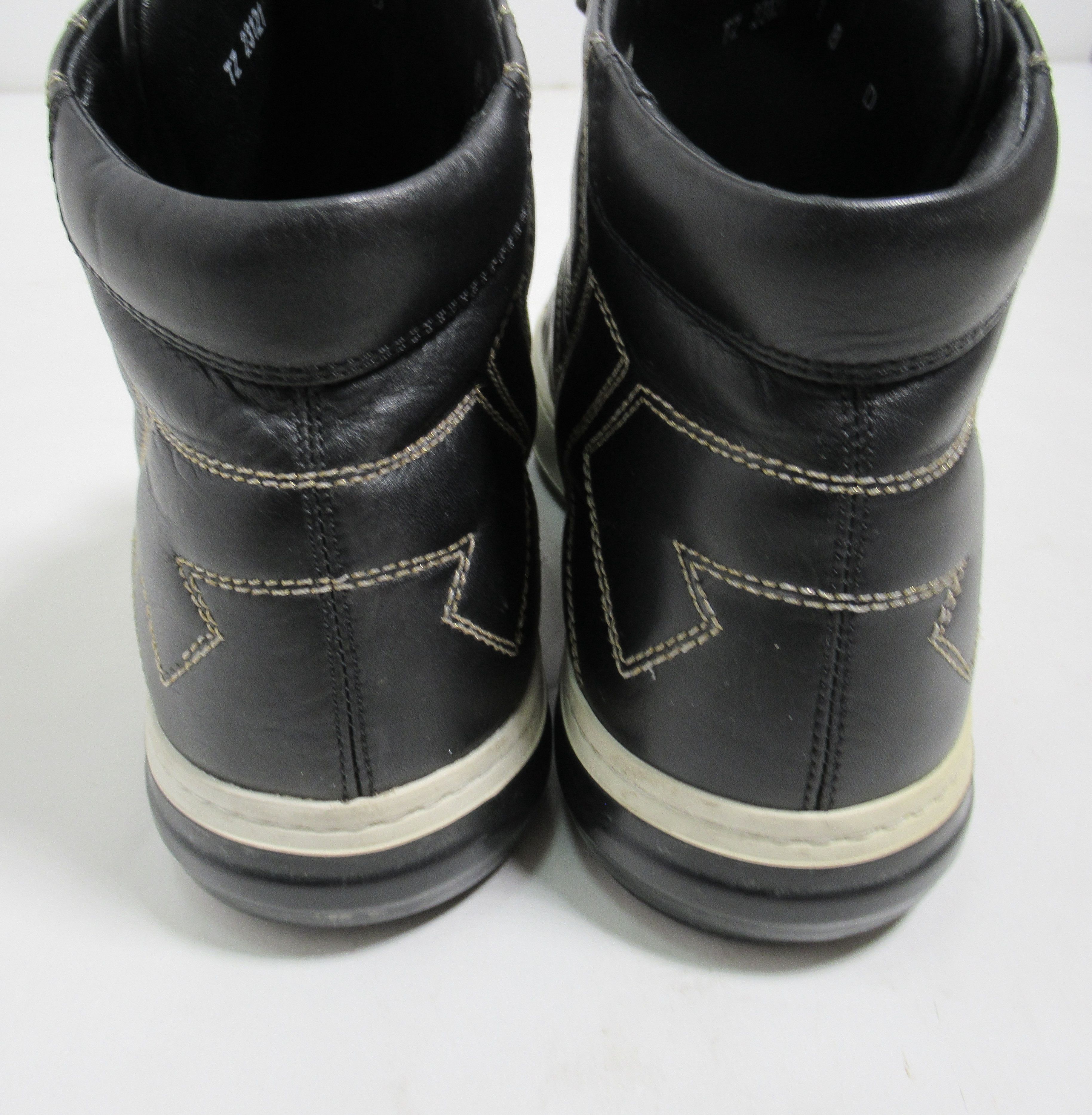 Salvatore Ferragamo Salvatore Ferragamo Stitched Gancini High-Top Sneaker Size US 8 / EU 41 - 6 Thumbnail