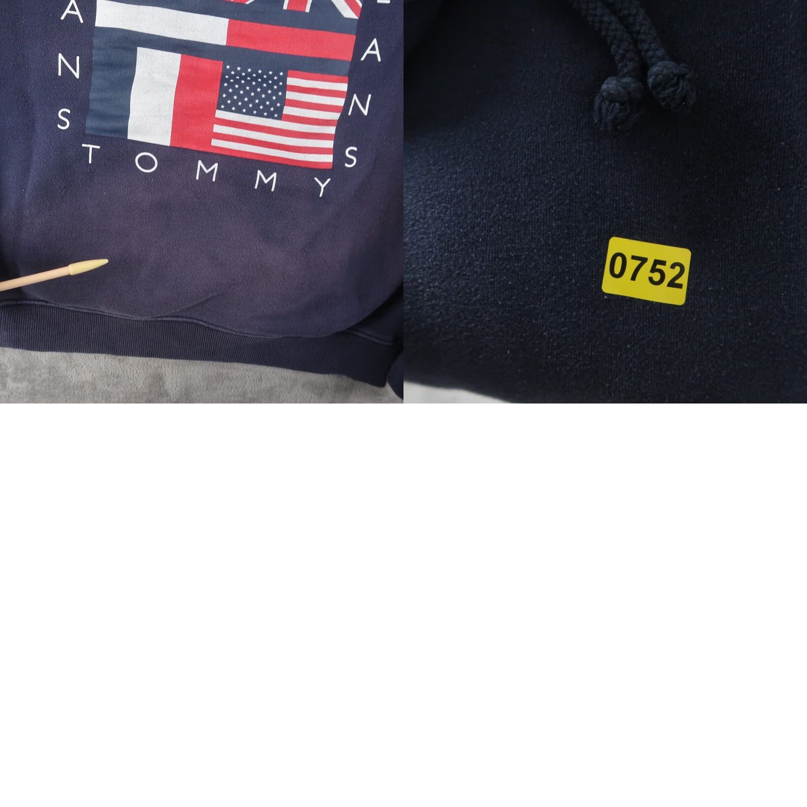 Tommy Hilfiger VINTAGE Tommy Hilfiger Jeans Sweatshirt Hoodie Adult M Medium Blue Pullover Mens Size US M / EU 48-50 / 2 - 10 Thumbnail
