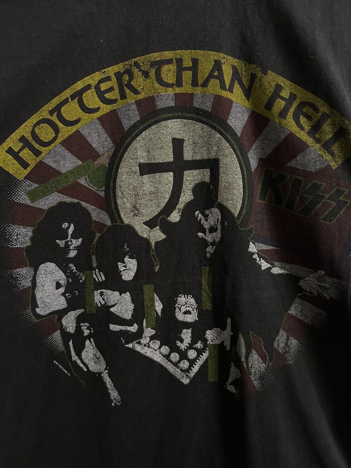 KISS Rare Vintage T-Shirt KISS 2007’ Tour 74-75 It Was So Hot! Size US M / EU 48-50 / 2 - 3 Thumbnail
