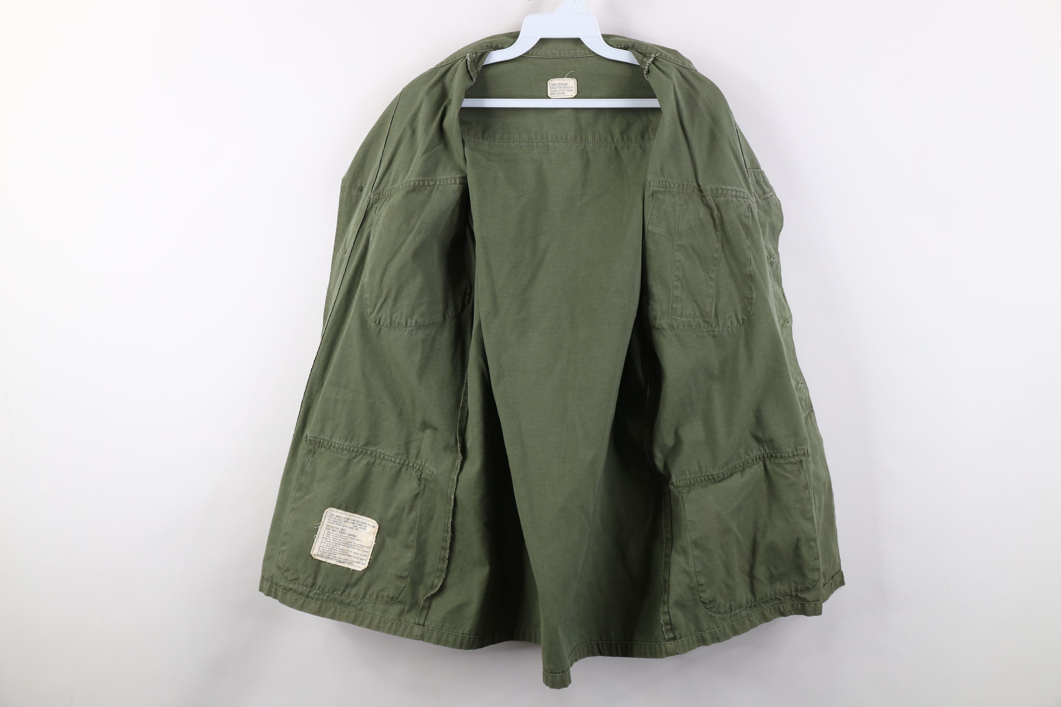 Vintage Vintage 60s Vietnam War USGI 107 Ripstop Coat Jacket USA Size US S / EU 44-46 / 1 - 11 Thumbnail