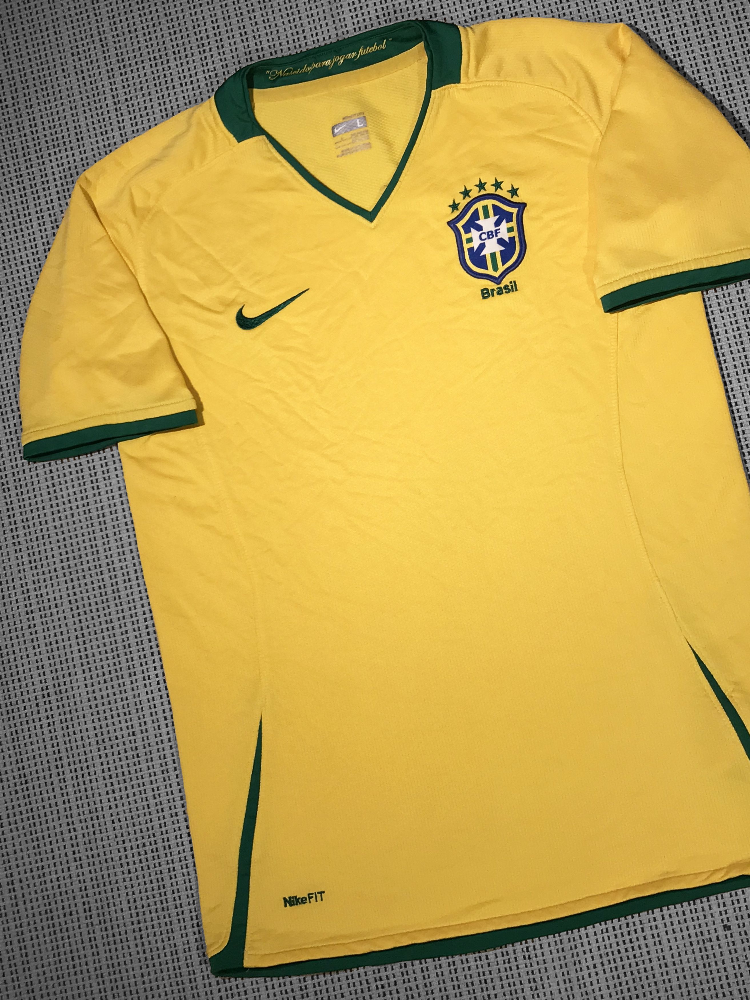 Nike NIKE women's soccer shirt vintage 08'/09' Brazil (M) Size M / US 6-8 / IT 42-44 - 2 Thumbnail