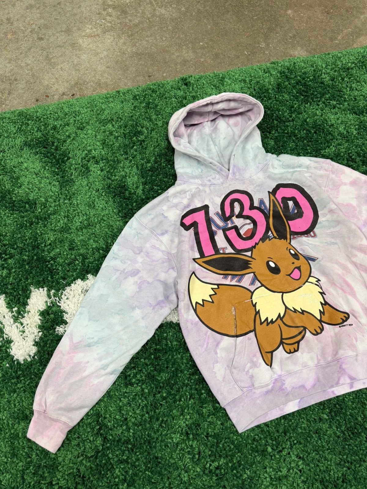 Asspizza Asspizza Eve 730 Pokemon Tie Dye Hoodie Online Medium Puff Size US M / EU 48-50 / 2 - 2 Thumbnail