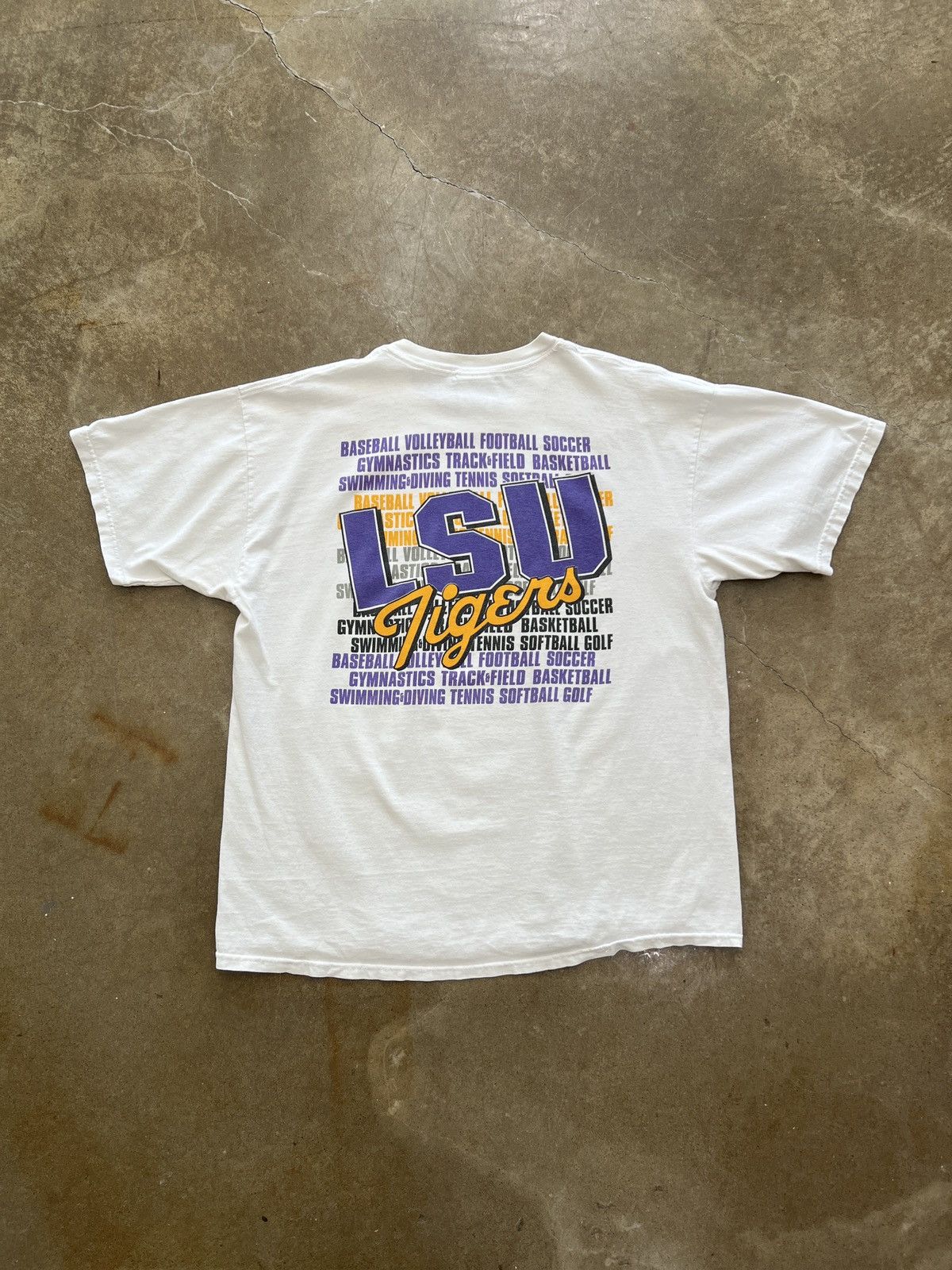 NCAA × Vintage Vintage LSU Life Skills Champ Tee XL Size US XL / EU 56 / 4 - 2 Thumbnail