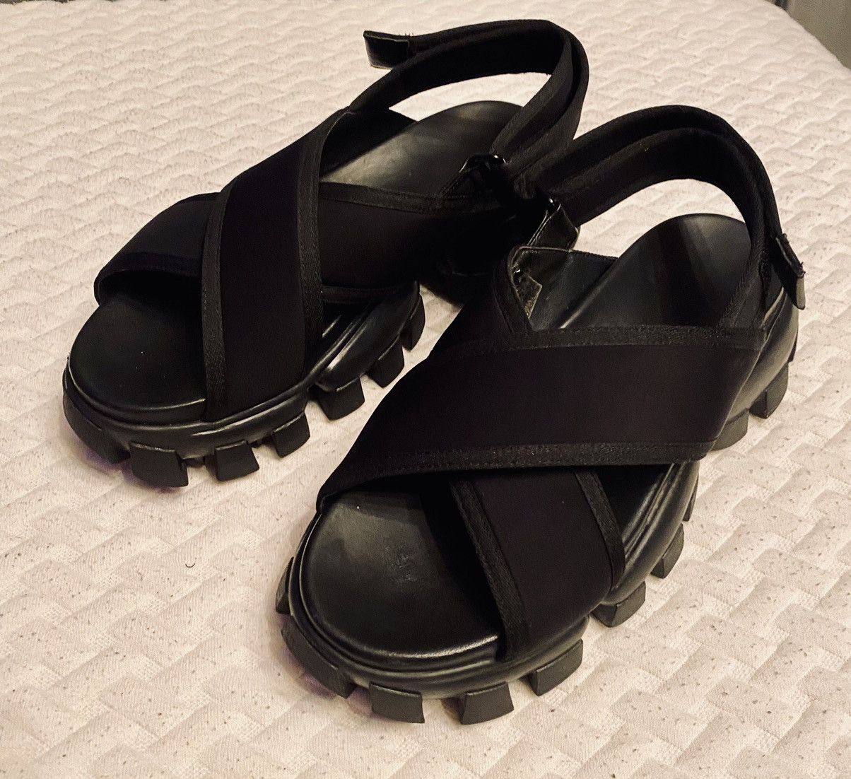 Tony Bianco Tony Bianco Nordika Sandal Neoprene Monolith XtraLite Sole 7 Size US 7 / IT 37 - 1 Thumbnail