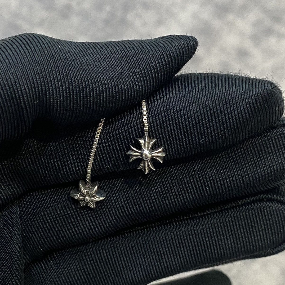 Chrome Hearts CHROME HEARTS JOJO PST PLS BS STAR L CROSS FUSTER EARRINGS Size ONE SIZE - 10 Thumbnail