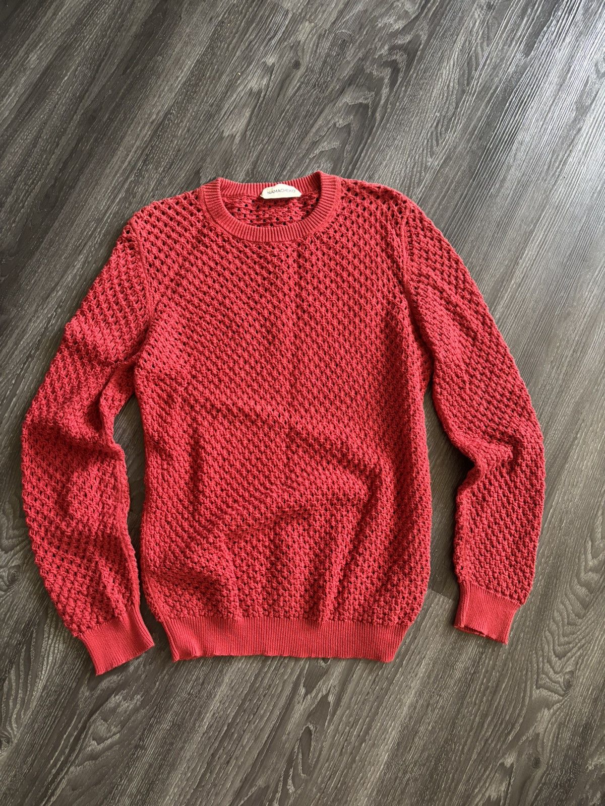 Namacheko SS18 Red Loose Knit Sweater Size US M / EU 48-50 / 2 - 2 Thumbnail