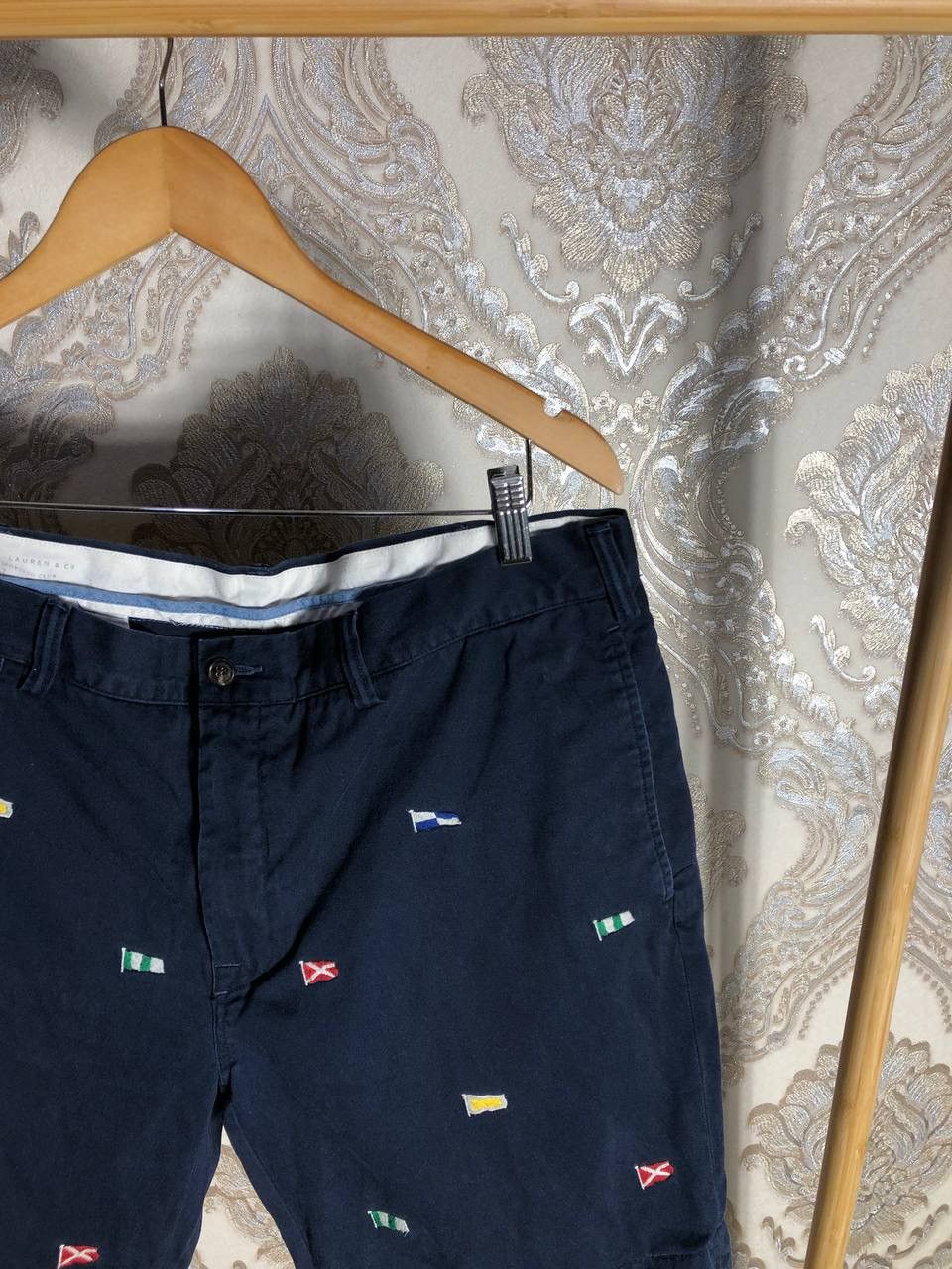 Polo Ralph Lauren × Vintage VERY RARE POLO RALPH LAUREN MONOGRAM COTTON SHORTH DESIGNER Size US 36 / EU 52 - 2 Thumbnail