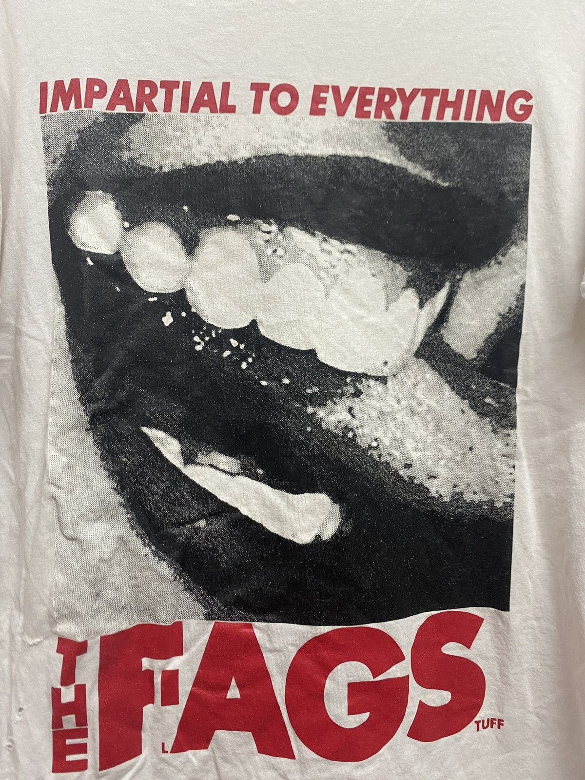 Flagstuff × Japanese Brand Flagstuff The Flaming Lips Fag Distressed Thrash Tee Size US L / EU 52-54 / 3 - 2 Thumbnail