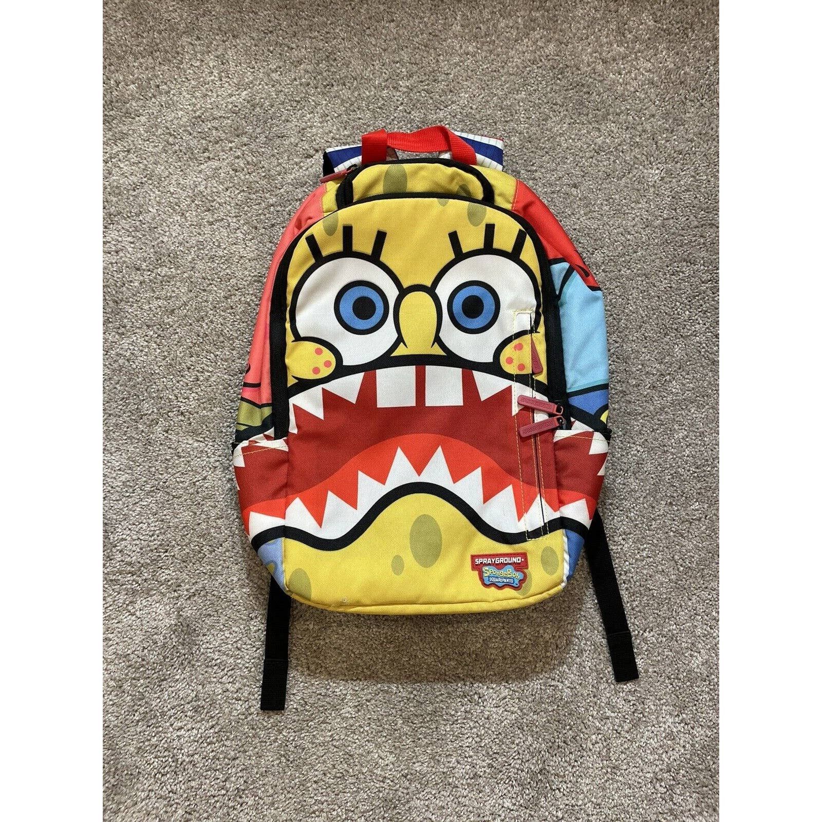 Sprayground SPRAY GROUND×SPONGEBOB BACKPACK RUCKSACK FULL SIZE Grailed