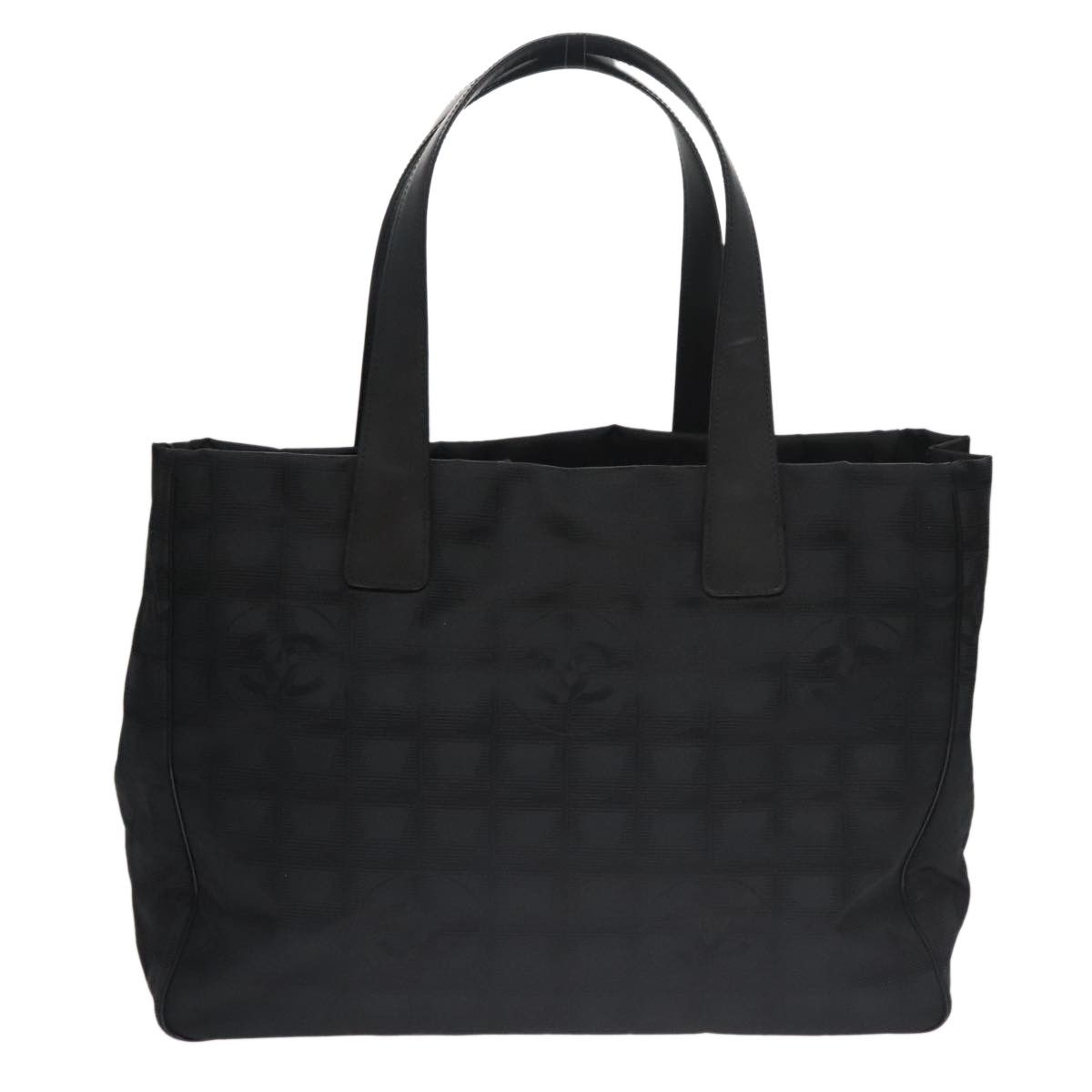 Chanel Travel Line Black Synthetic Tote Bag (Pre-Owned) Size ONE SIZE - 1 Thumbnail