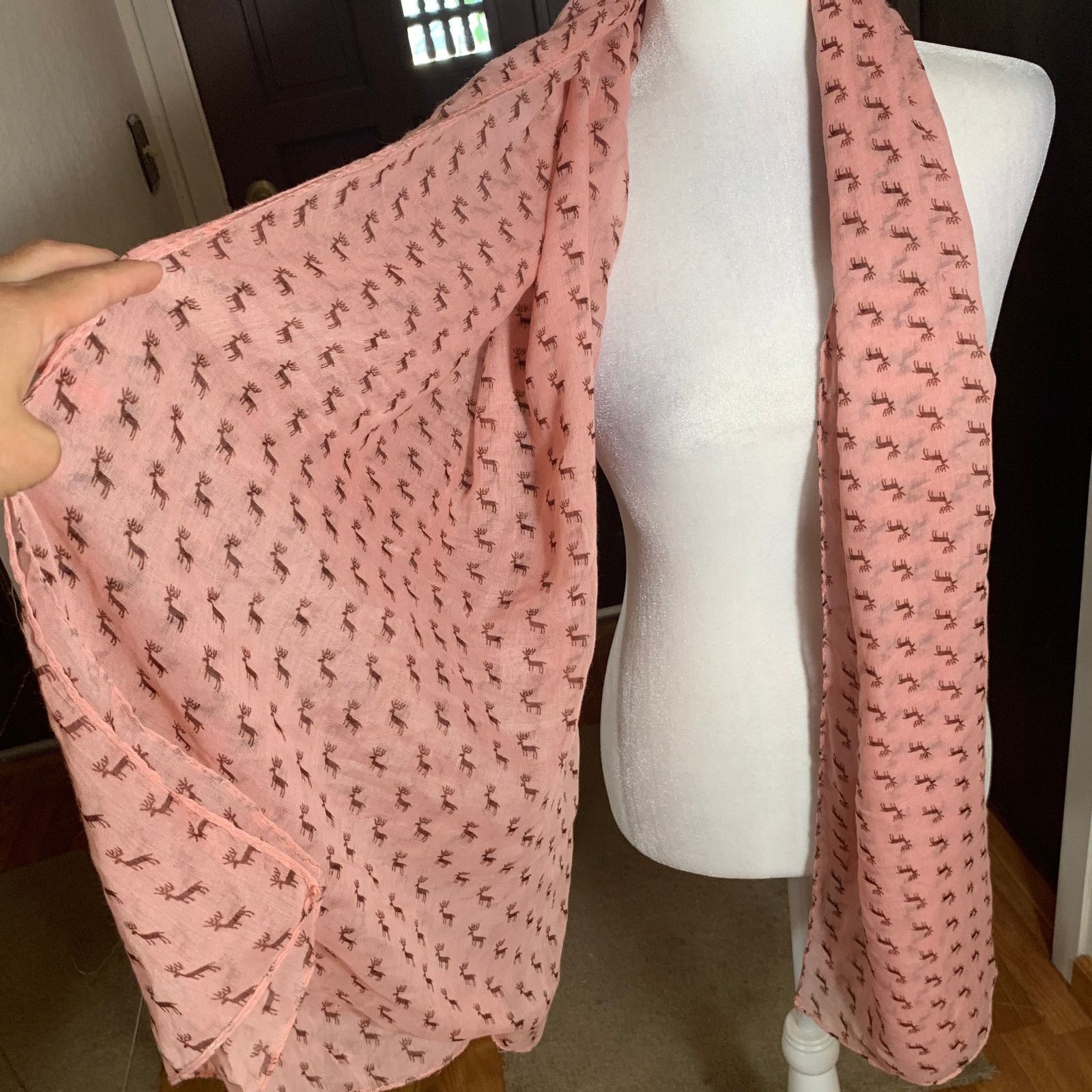 Other Women's Scarves & Wraps Pink Color Size ONE SIZE - 3 Thumbnail