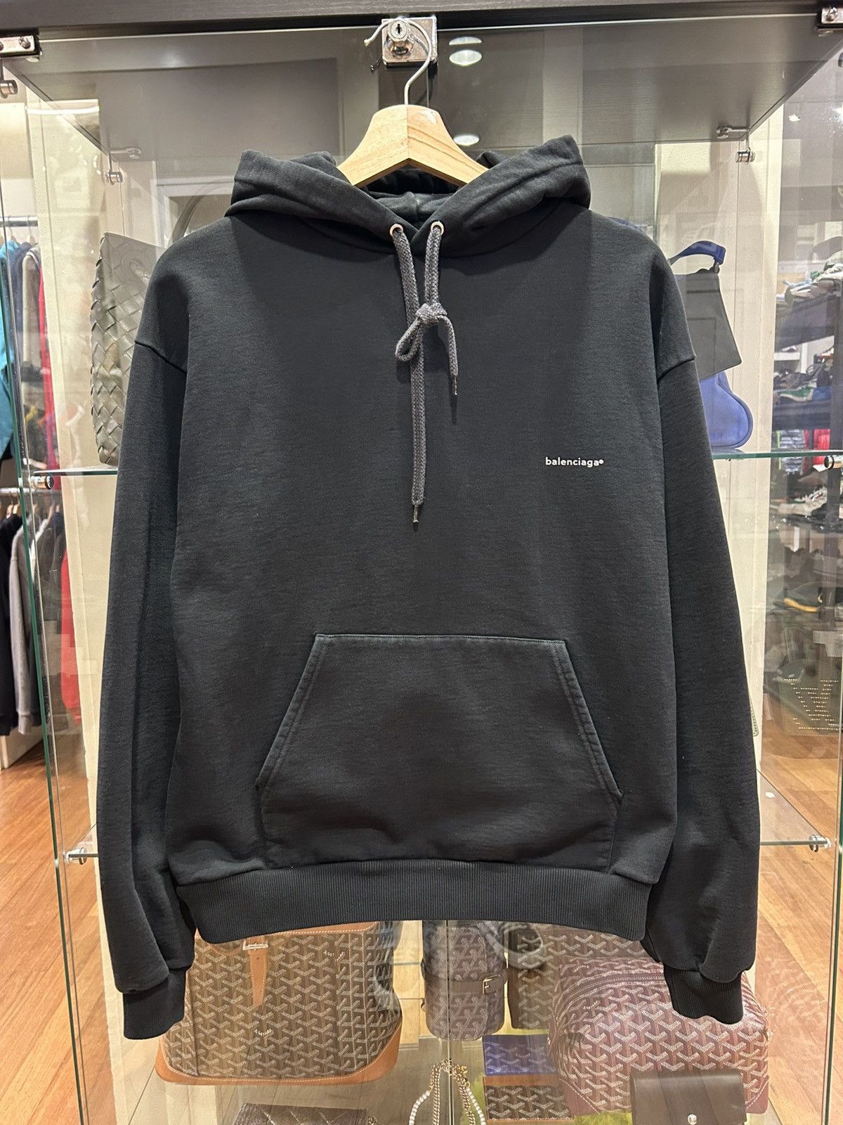 Balenciaga Balenciaga Logo Hoodie Size US S / EU 44-46 / 1 - 1 Thumbnail