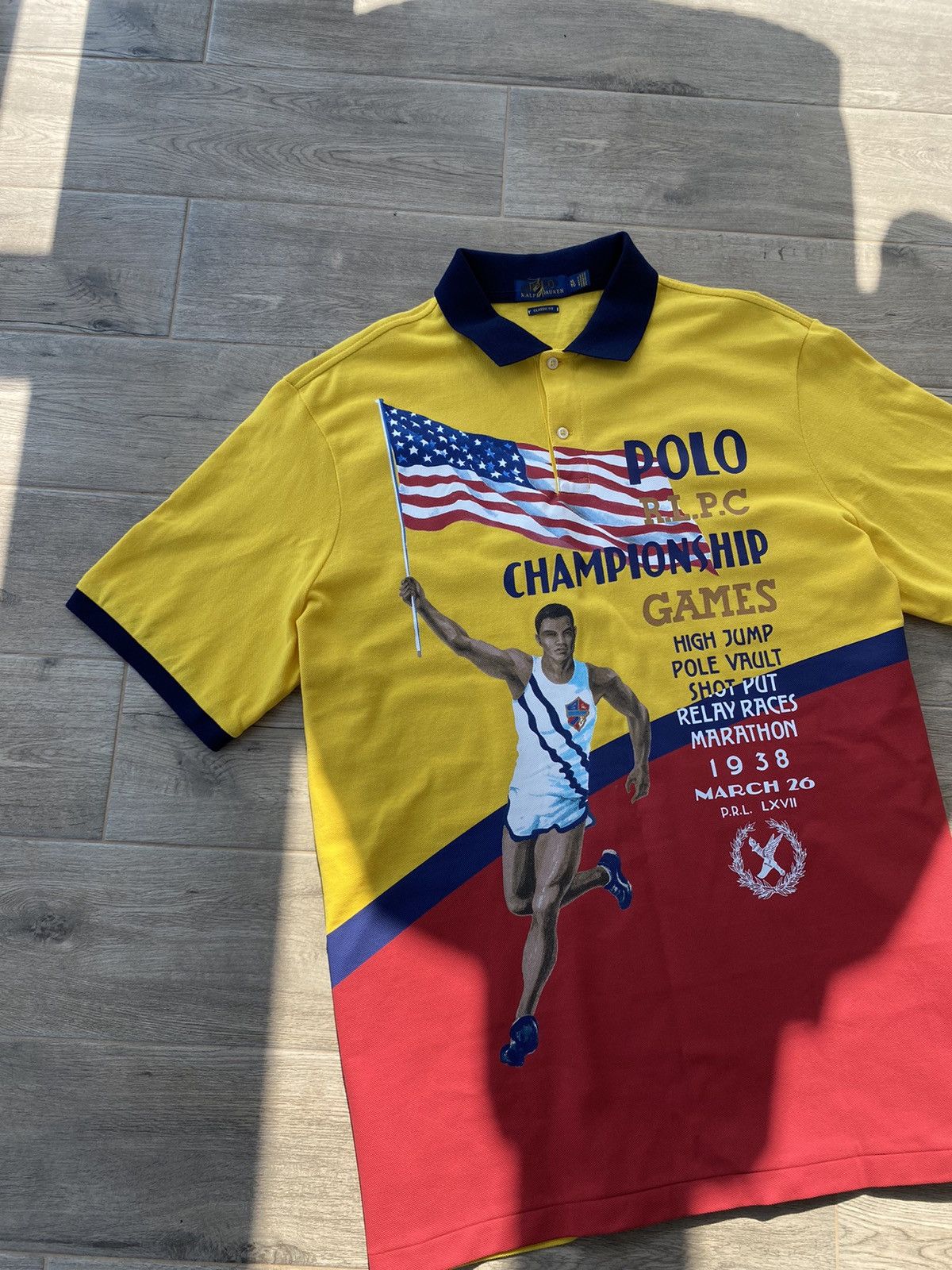 Polo Ralph Lauren Polo Ralph Lauren Rare Marathon T-Shirt Size US XL / EU 56 / 4 - 3 Thumbnail