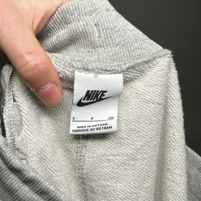 Vintage Nike Sweatpants Light Grey Cotton White Swoosh Baggy Fit Y2K -   Canada