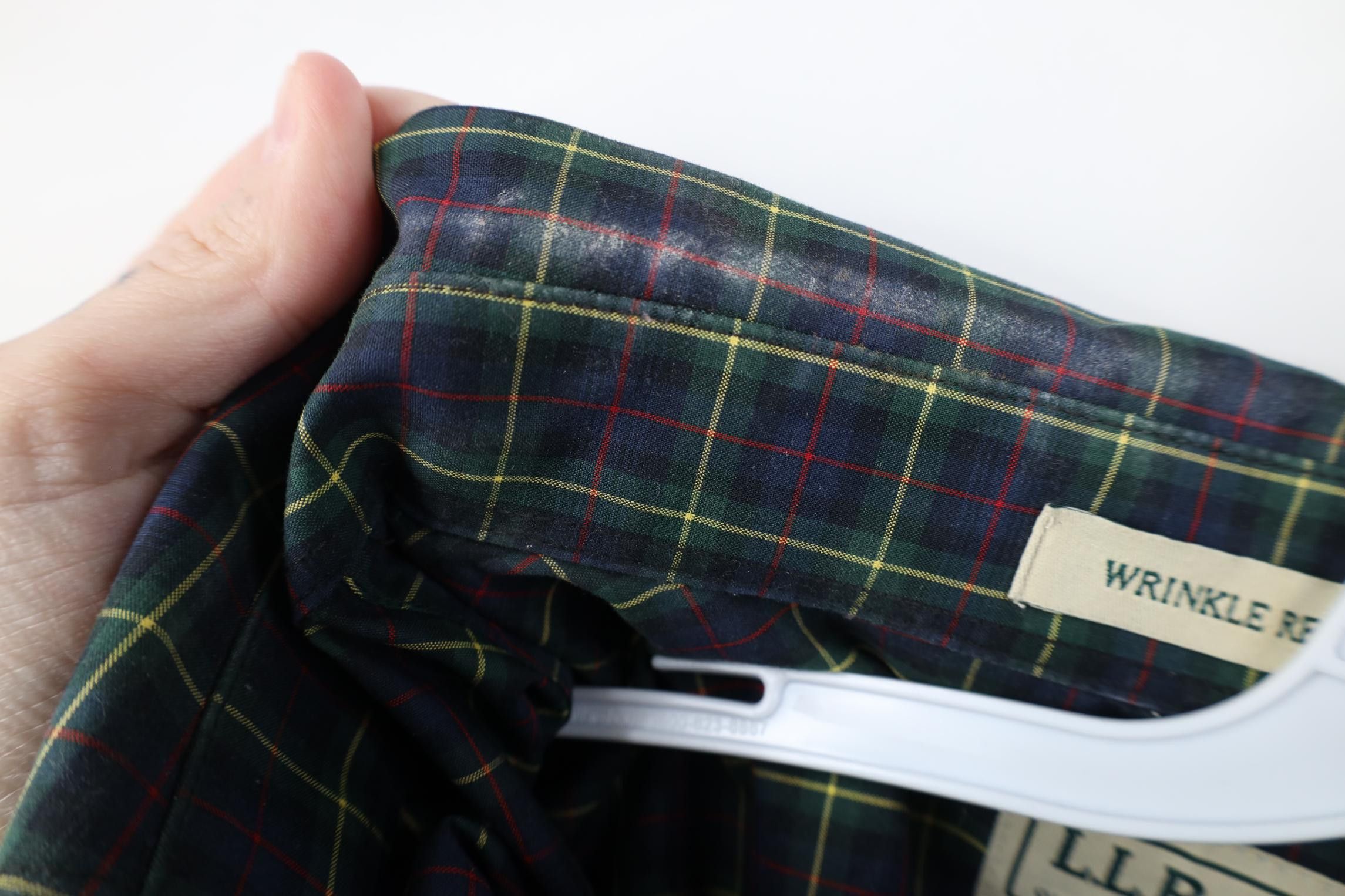L.L. Bean Vintage LL Bean Resistant Collared Button Down Shirt Plaid Size US L / EU 52-54 / 3 - 5 Thumbnail