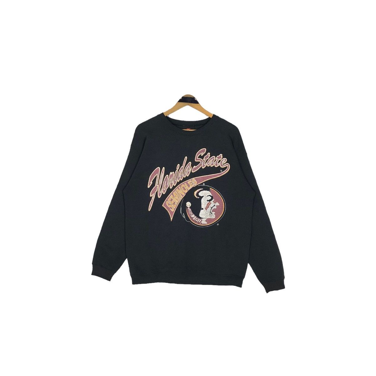 NCAA Vintage 90s Florida State University Seminoles Sweatshirt Size US L / EU 52-54 / 3 - 2 Thumbnail
