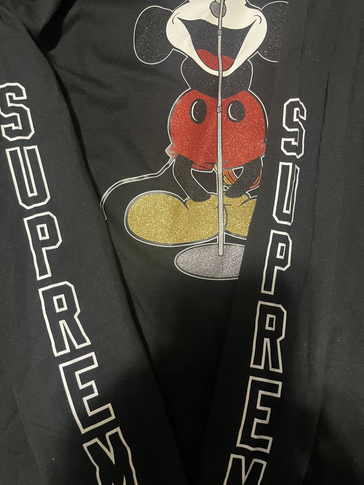 Number (N)ine × Supreme Number (N)ine Mickey Mouse Raglan Long-sleeve Top Size US M / EU 48-50 / 2 - 6 Thumbnail