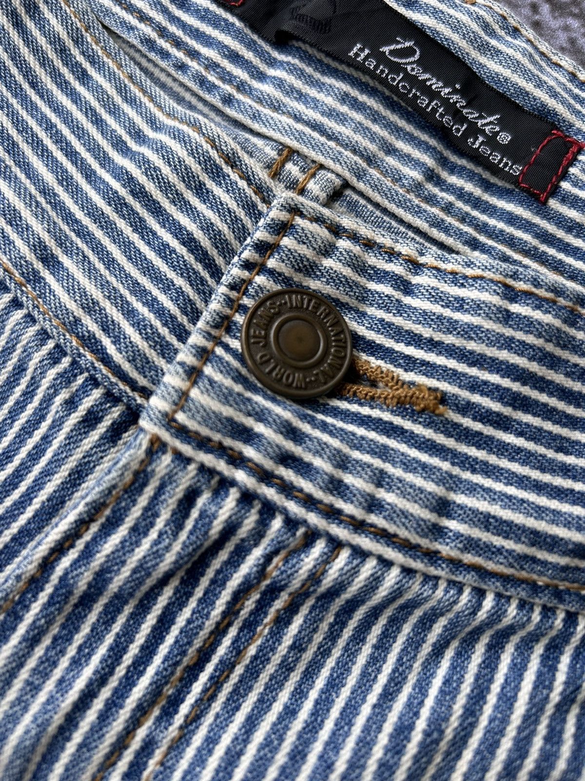 If Six Was Nine 💸BINDINGOFFER💸Dominate striped short pants patched styled Size US 34 / EU 50 - 8 Thumbnail