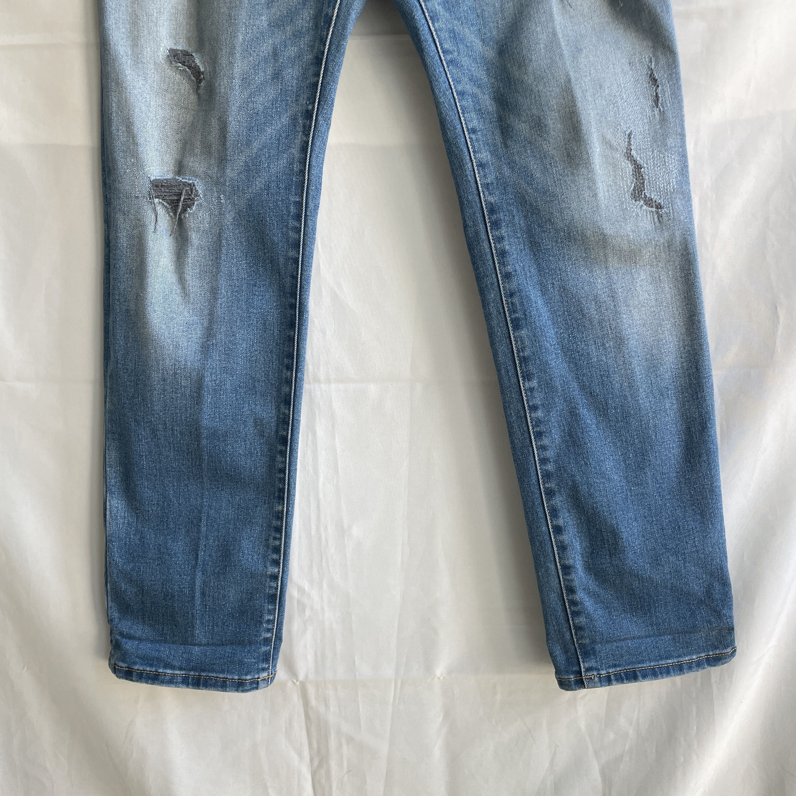 Hugo Boss Hugo Boss Orange Maine Distressed Repaired Stretch Denim Size US 32 / EU 48 - 8 Thumbnail