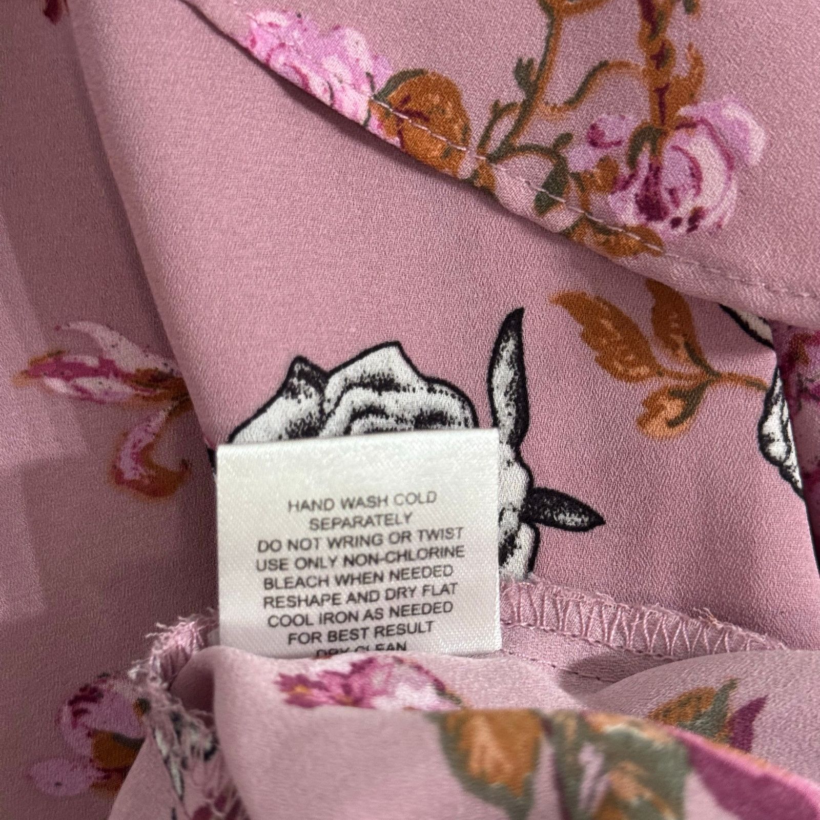 Other Pink Rose Purple Floral Cold Shoulder Top Size Medium Size M / US 6-8 / IT 42-44 - 8 Thumbnail