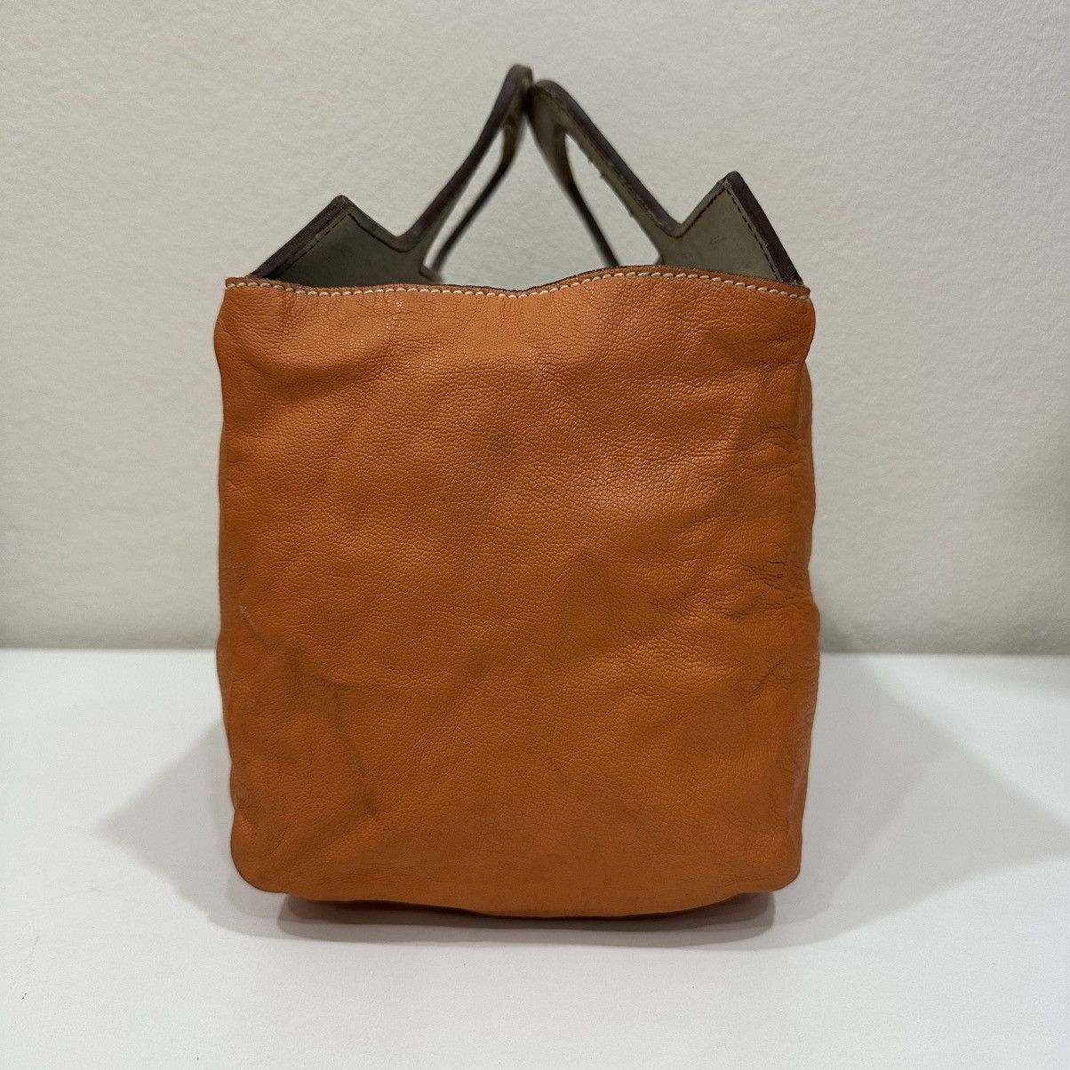 Miu Miu ‼️LASTDROP‼️ VINTAGE MIU MIU LEATHER TOP HANDLE BAG Size ONE SIZE - 5 Thumbnail