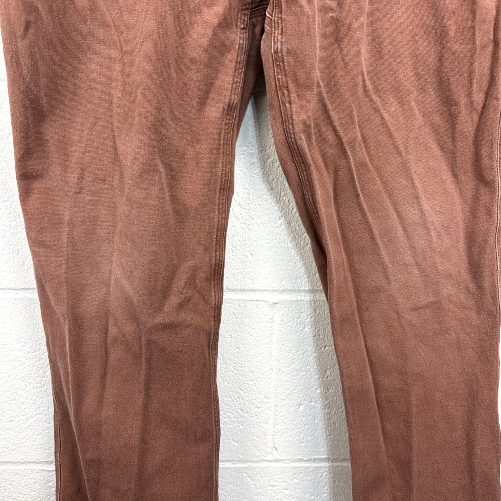 Duluth Trading Company Duluth Trading Co Flex Fire Hose Pants Mens 36x34 Slim Fit Brown Work Slim Pant Size US 36 / EU 52 - 5 Thumbnail