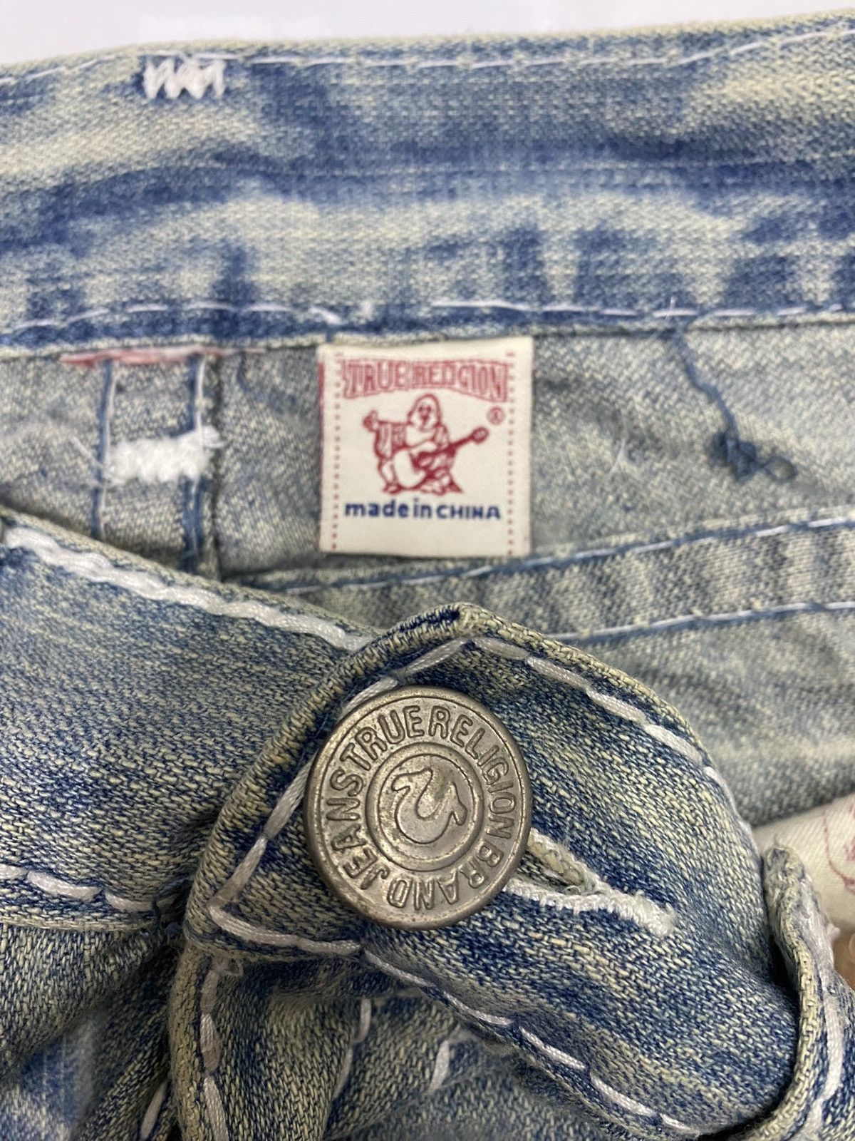 If Six Was Nine × Japanese Brand × True Religion 🔥BAGGY TRUE RELIGION DISTRESSED DENIM JEANS Size US 33 - 8 Thumbnail