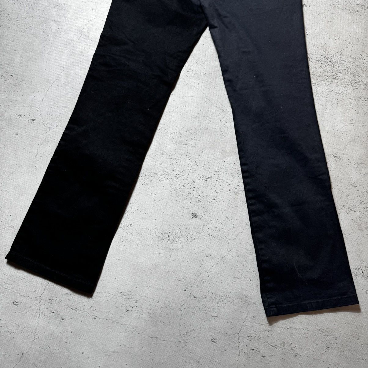 Roberto Cavalli vintage y2k roberto cavalli flared jeans washed black Size 31" - 14 Thumbnail