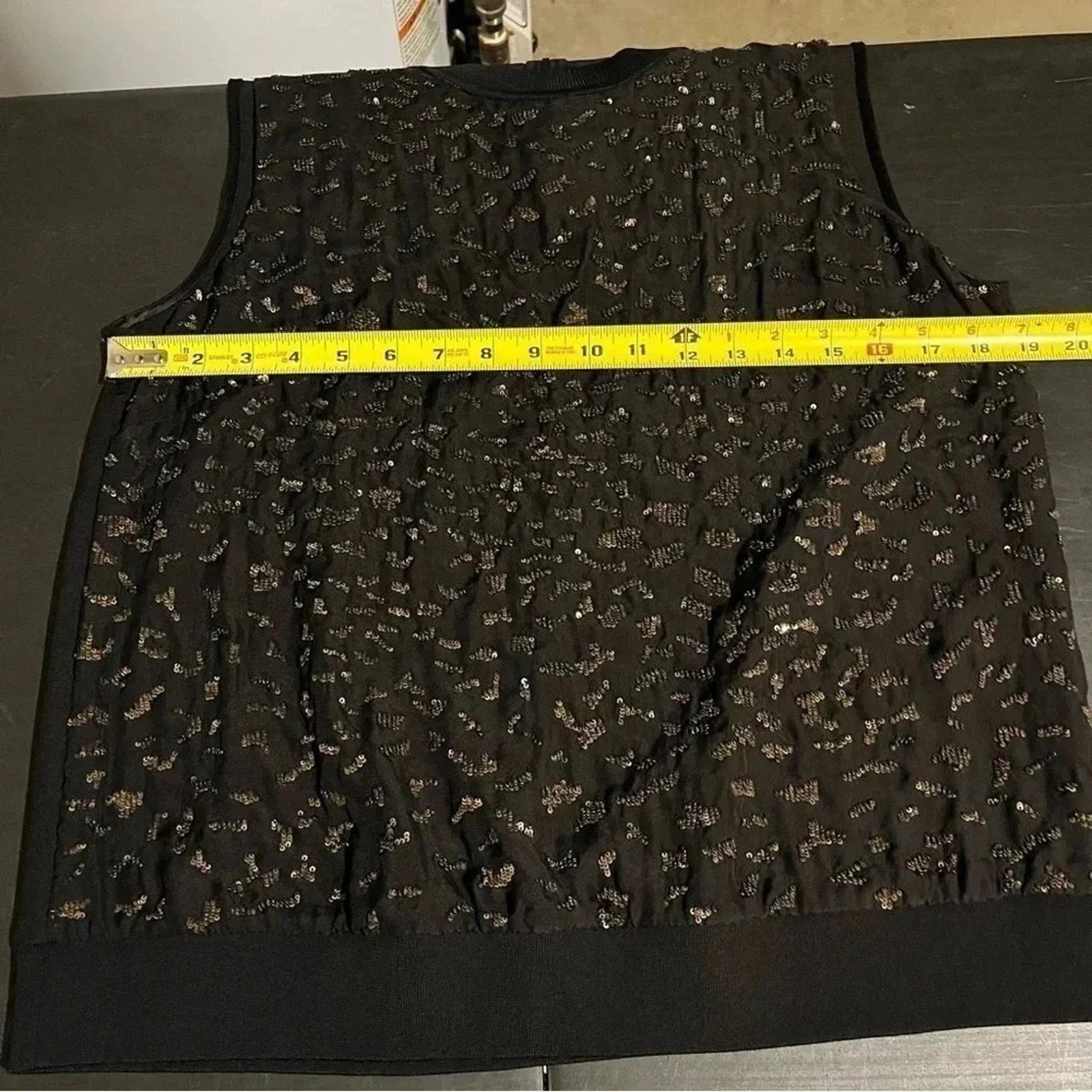 Elie Tahari Elie Tahari Azelia Sleeveless Shell Blouse Sz L NWT Size L / US 10 / IT 46 - 7 Thumbnail