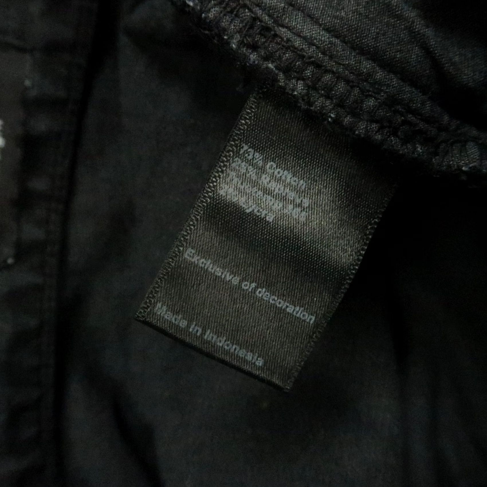 Vintage Proof Pants 29x30 Black Rover 5 Pocket Straight Stretch Chino Men Size 29 Black Proof Pants Mens Straight 5-Pocket Denim Trousers Size US 29 - 6 Thumbnail