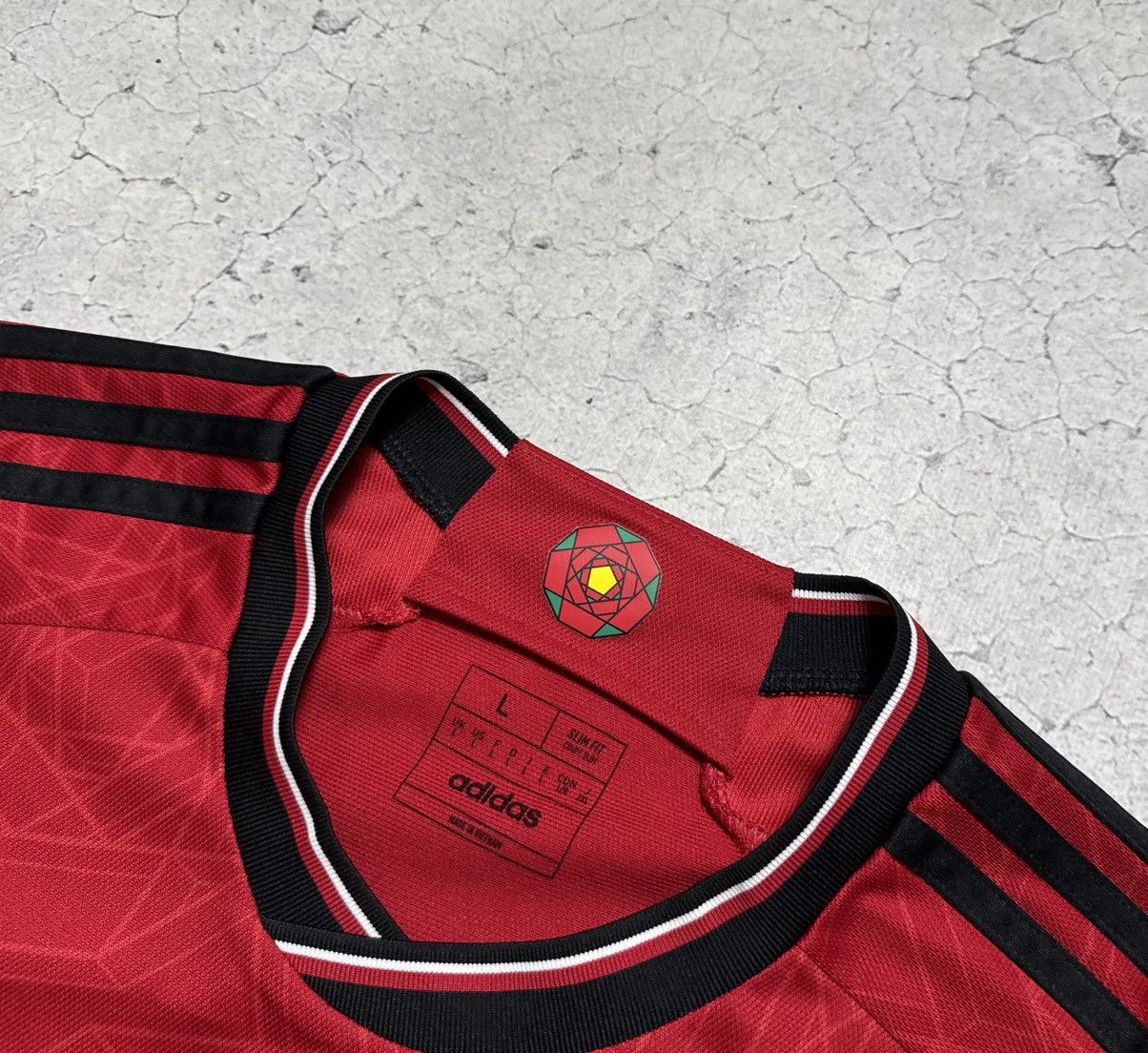 Adidas Adidas FC Manchester United Soccer Jersey Red Football Size US L / EU 52-54 / 3 - 6 Thumbnail