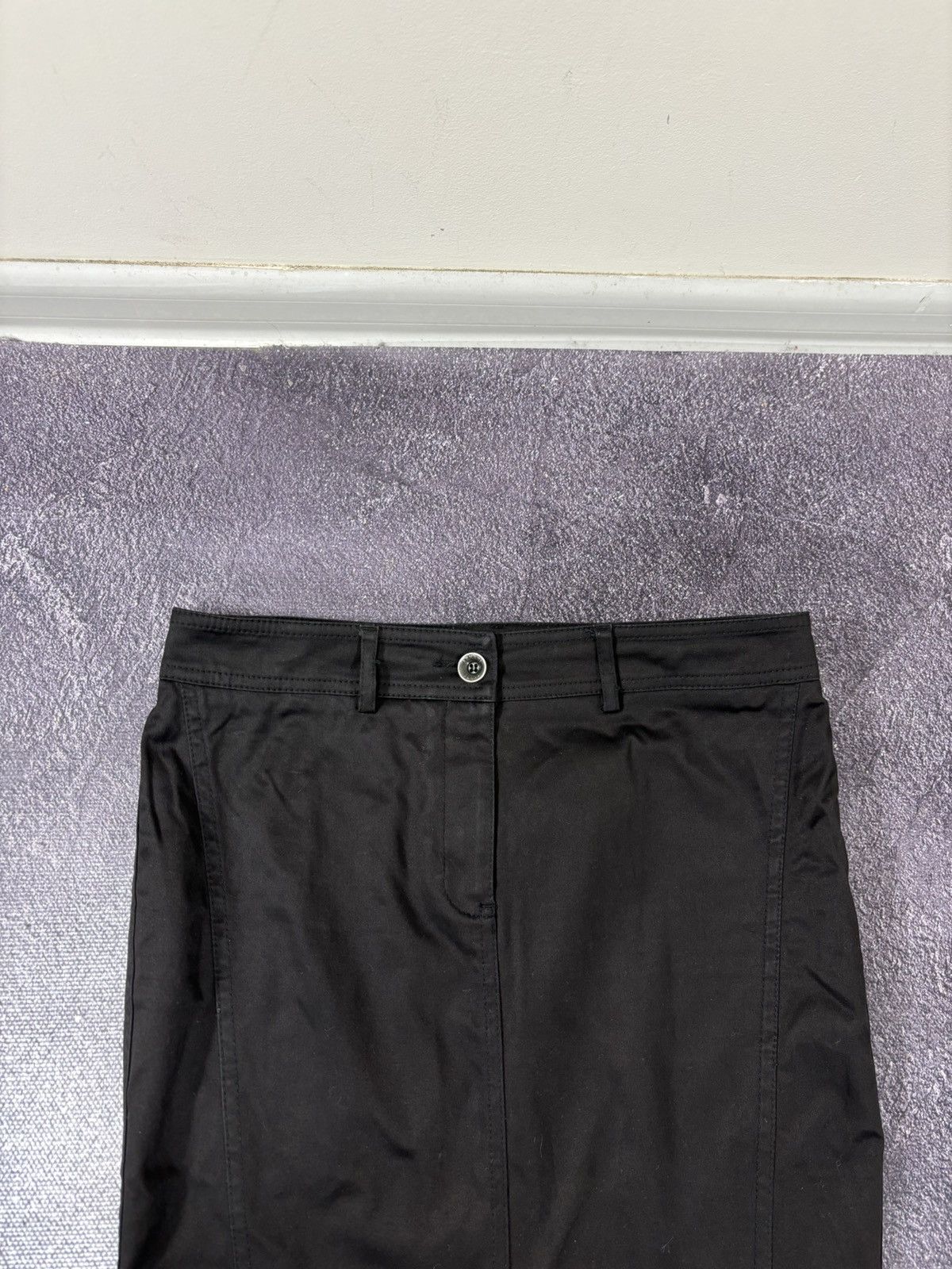 Armani Vintage Armani Jeans Women’s Black Shorts Cropped Pants Size 28" / US 6 / IT 42 - 6 Thumbnail