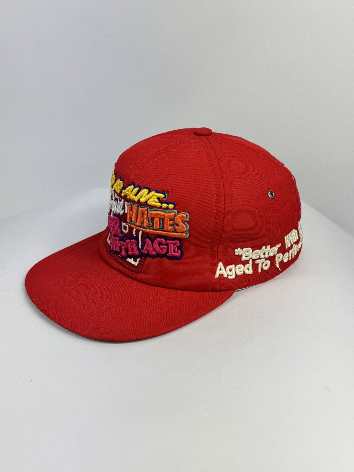 Better With Age GOD IS ALIVE EMBROIDERED TRUCKER CAP Size ONE SIZE - 3 Thumbnail