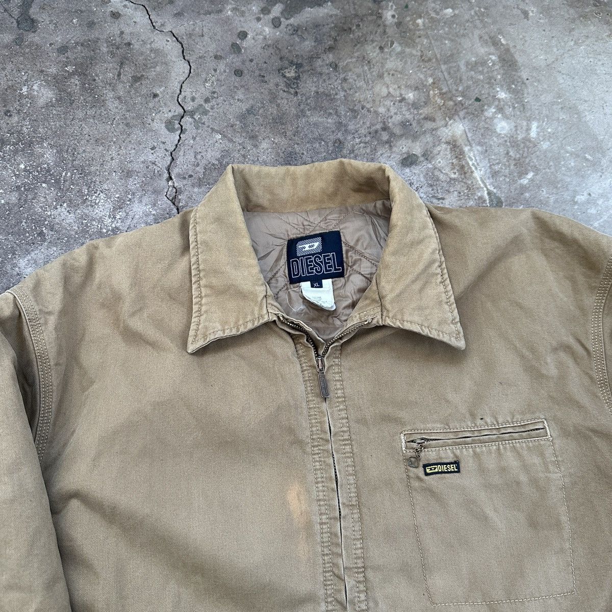 Diesel VINTAGE Y2K CROPPED DIesel MODULAR DETROIT BOMBER JACKET Size US XL / EU 56 / 4 - 6 Thumbnail