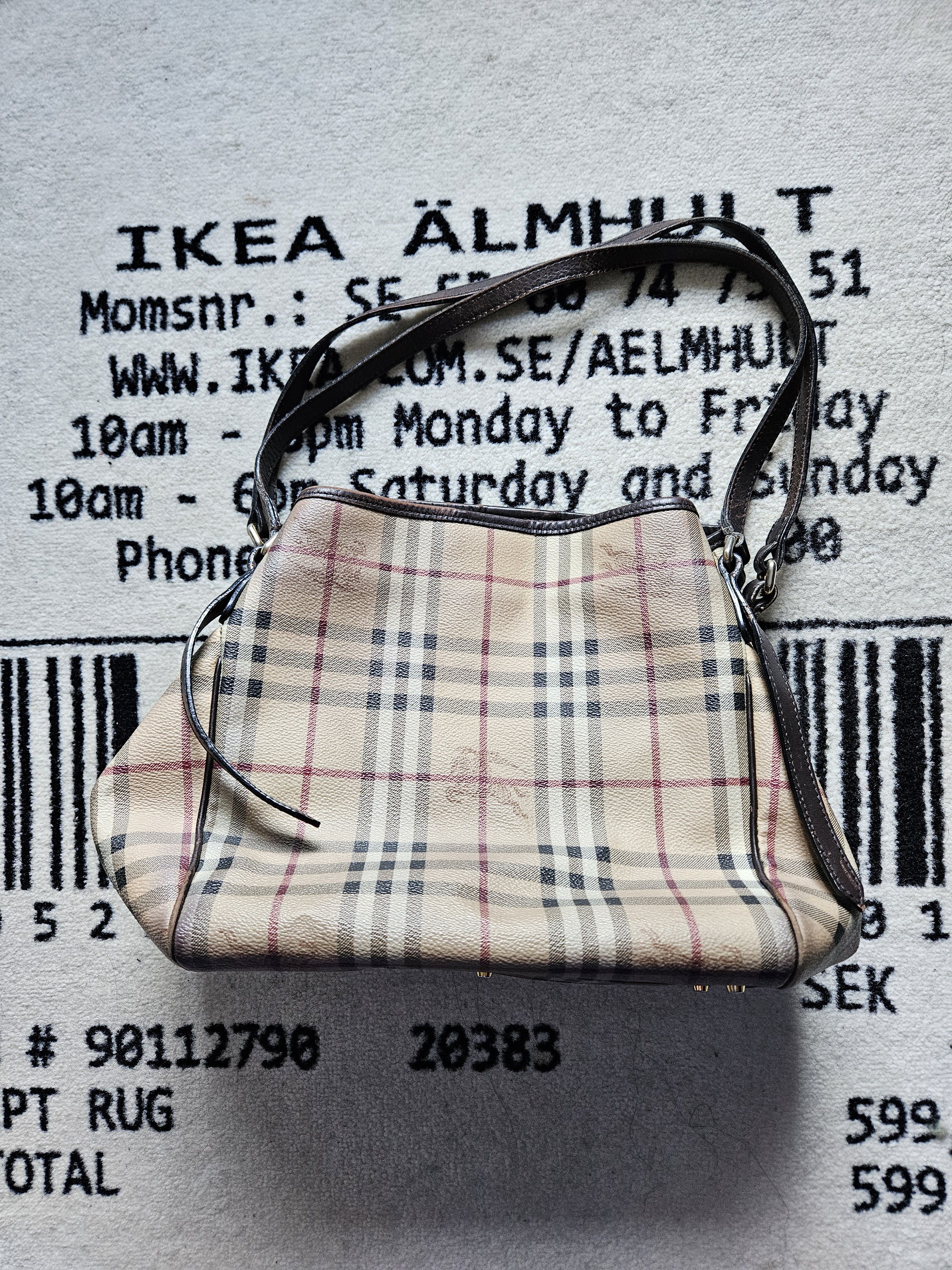Burberry Canterybury Canvas Tote Bag Size ONE SIZE - 1 Thumbnail