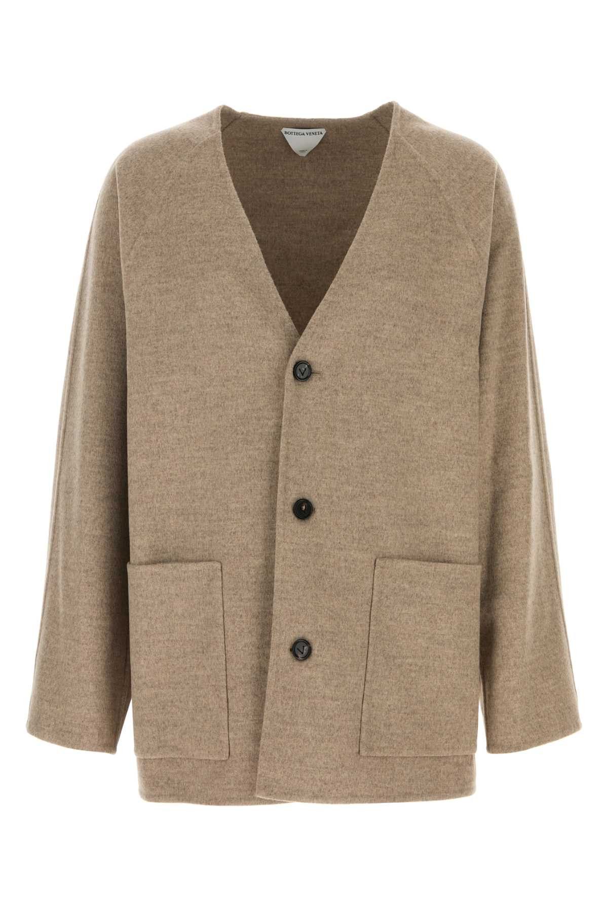 Bottega Veneta Dove Grey Wool Blend Cardigan Size US XXL / EU 58 / 5 - 1 Thumbnail