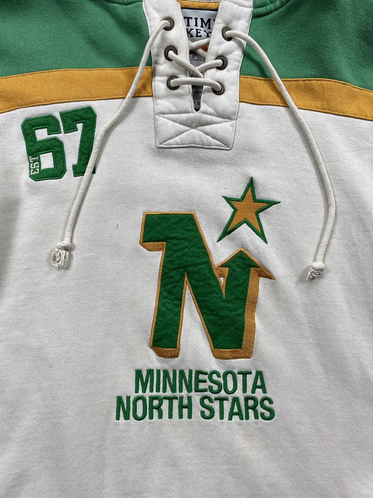 NHL Minnesota North Stars Jersey Vintage Old Time Hockey Brand Size US M / EU 48-50 / 2 - 6 Thumbnail