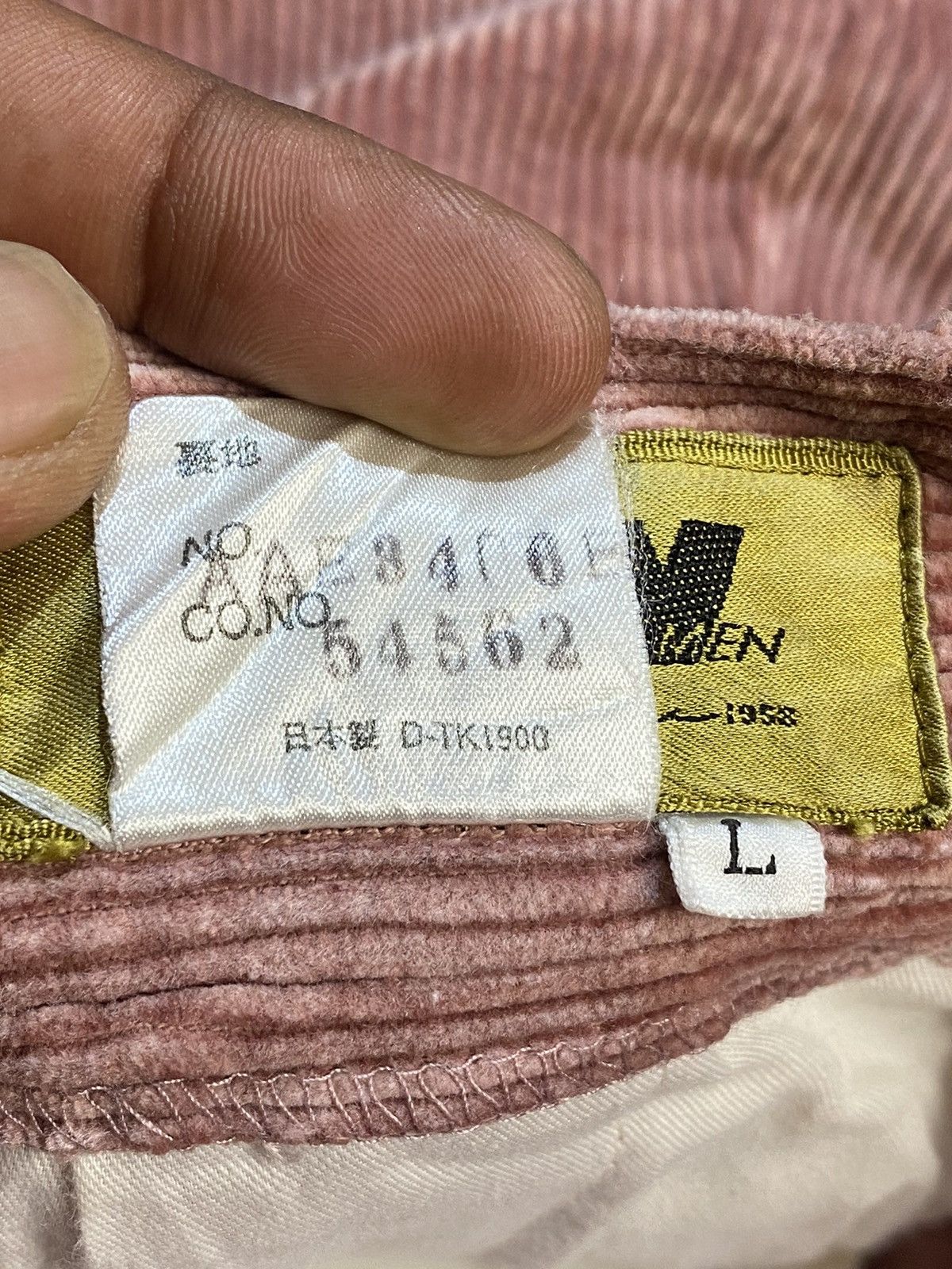 JUN MEN × Vintage 80s JUN MEN CORDUROY RELAXED STRAIGHT CASUAL PANTS W30 Size US 30 / EU 46 - 7 Thumbnail