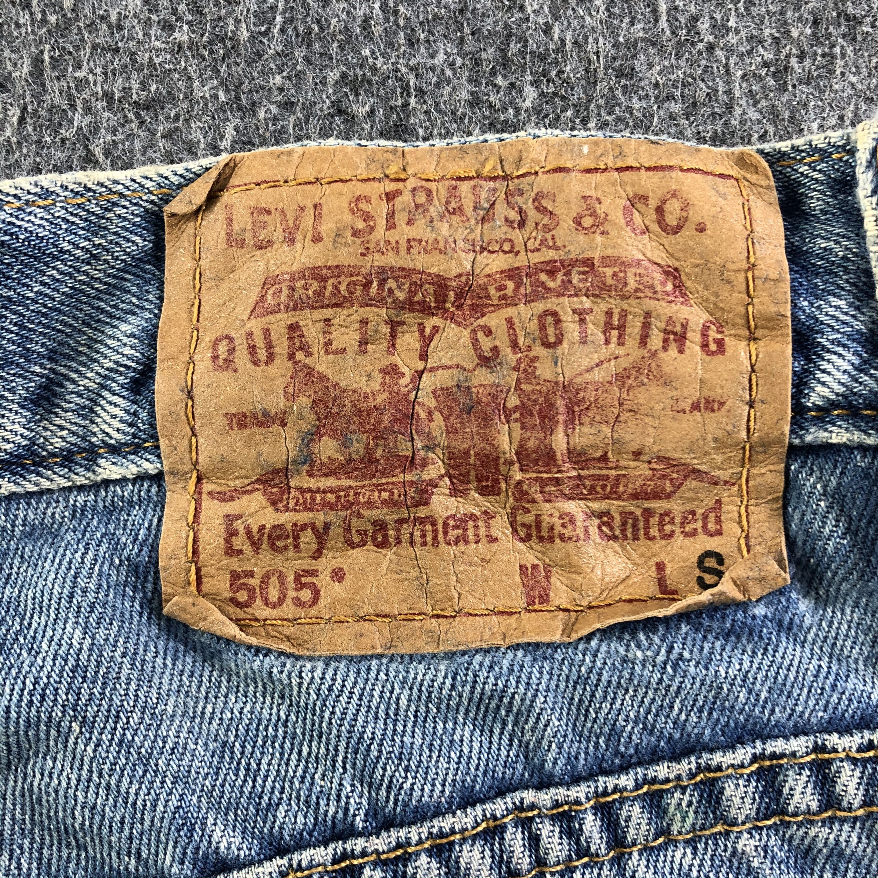 Levi's 90s Vintage Levis 505 Jeans-J3221 Size US 28 / EU 44 - 5 Thumbnail