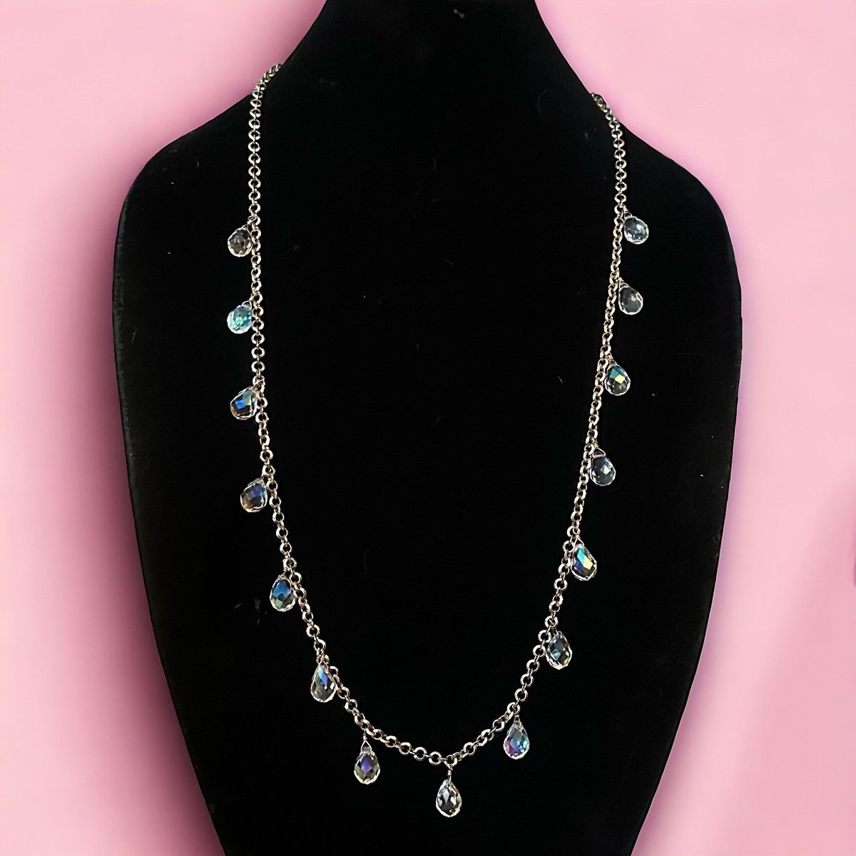 Ann Taylor × Vintage Vintage Ann Taylor Aurora Borealis charm necklace Size ONE SIZE - 1 Thumbnail