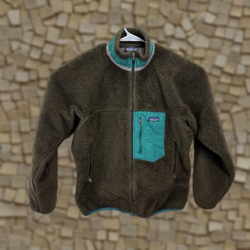 Patagonia Vtg Patagonia Retro-X Deep Pile Fleece Jacket Mens Large Brown Windbreaker Coat Size US L / EU 52-54 / 3 - 1 Thumbnail