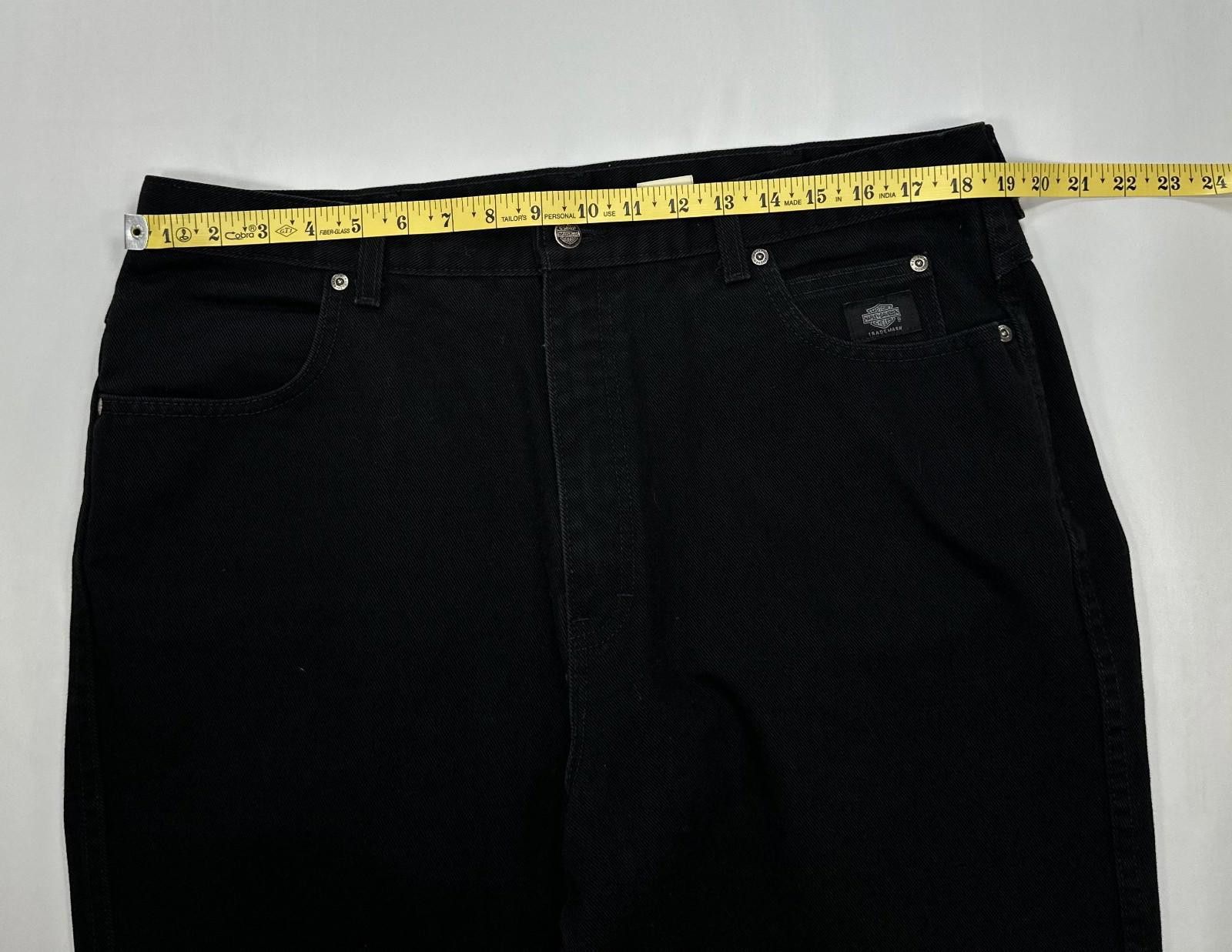 Harley Davidson Harley Davidson Vintage Straight Denim Jeans Black Men 38/32 Size US 38 / EU 54 - 5 Thumbnail