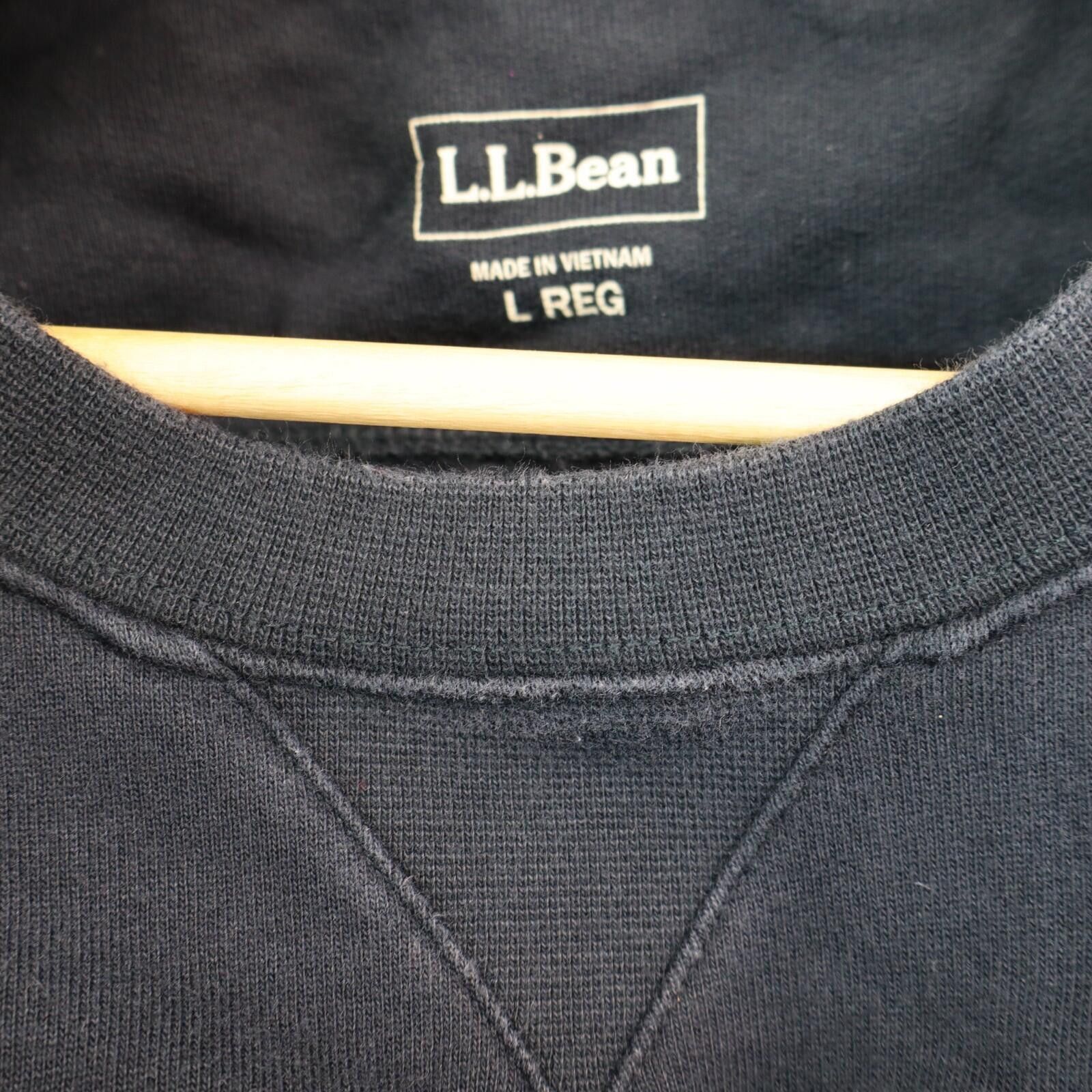 L.L. Bean Vtg LL Bean Crewneck Sweatshirt Large Reg Freeport Black Red Size US L / EU 52-54 / 3 - 5 Thumbnail