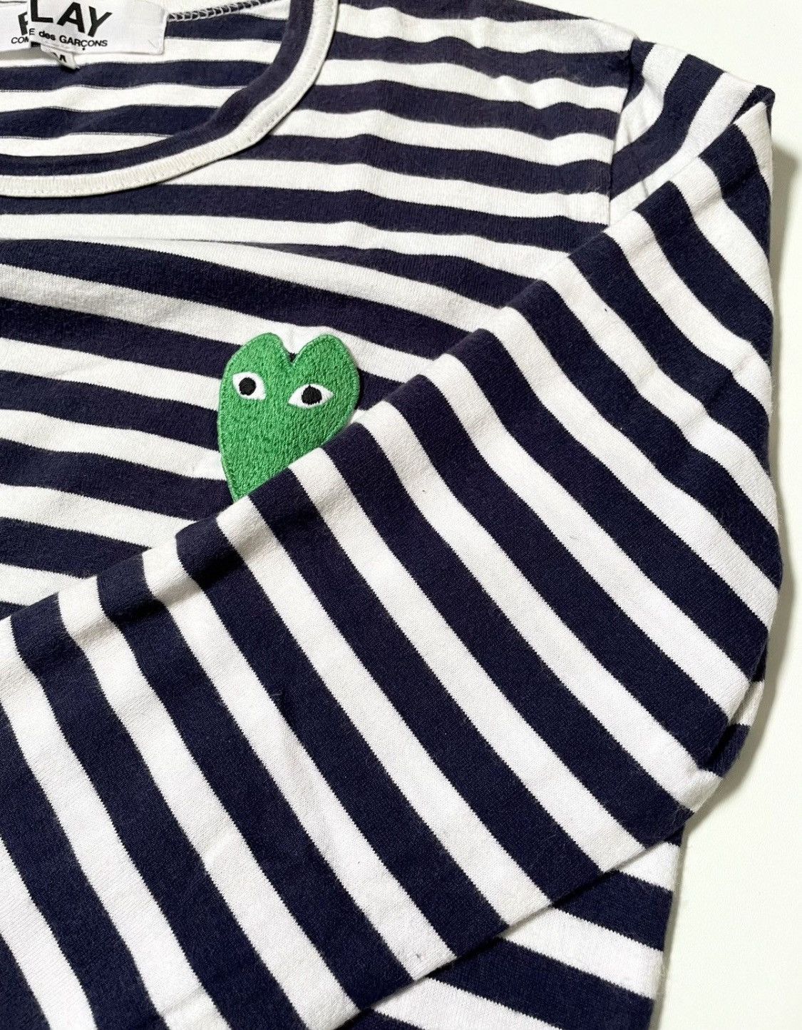 Comme des Garcons PLAY Cdg play AD2009 striped longsleeve Size US M / EU 48-50 / 2 - 6 Thumbnail