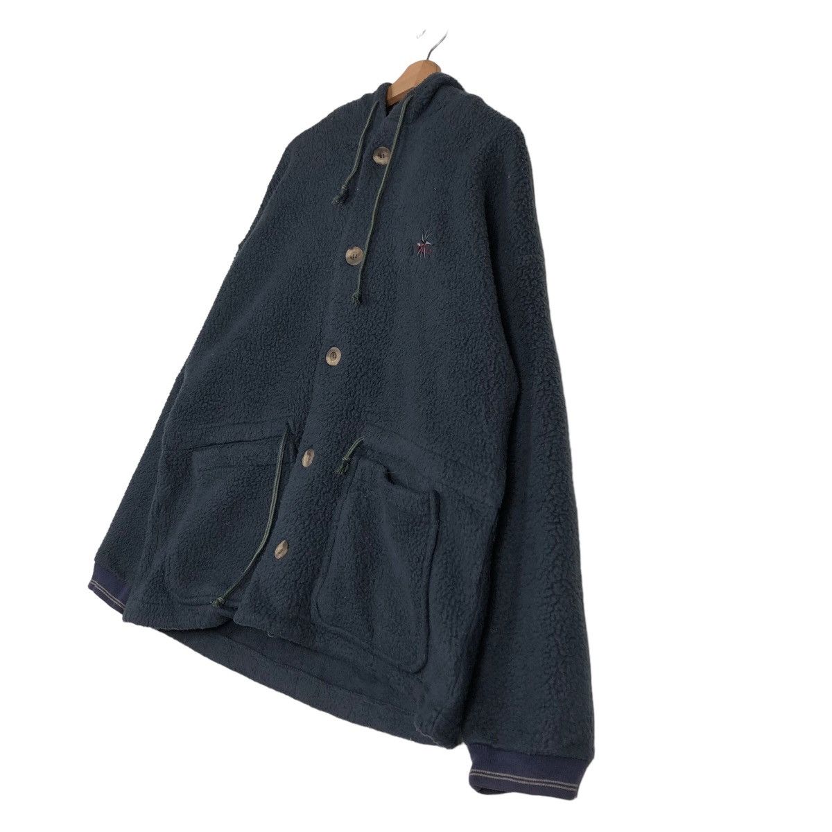 Japanese Brand Vintage Biotribe Made in Usa Fleece Jacket Skate Streetwear Size US M / EU 48-50 / 2 - 2 Thumbnail