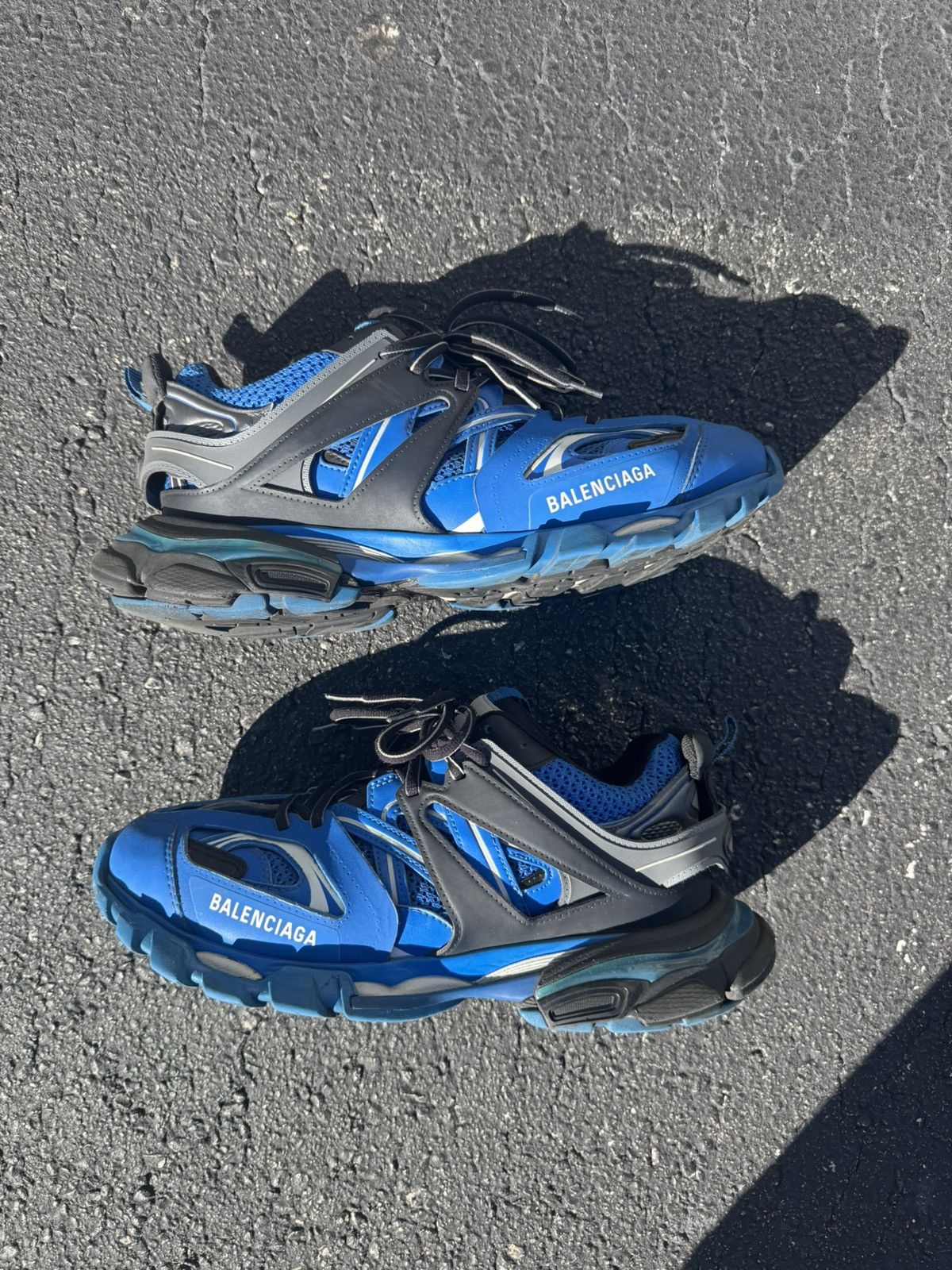 Balenciaga Balenciaga track blue black Size US 9 / EU 42 - 5 Thumbnail