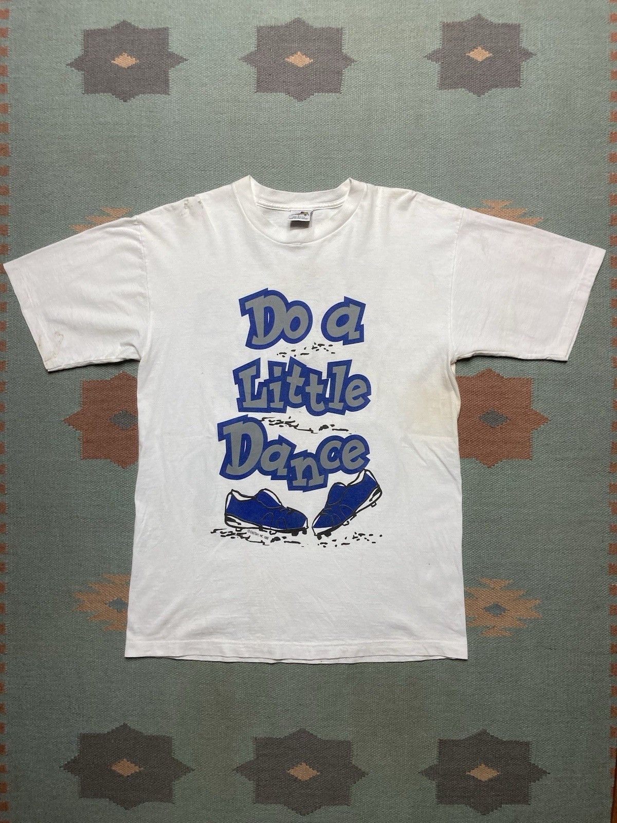 Vintage 90s t shirt Eastbay make a little glove baseball distresse L Size US L / EU 52-54 / 3 - 1 Thumbnail