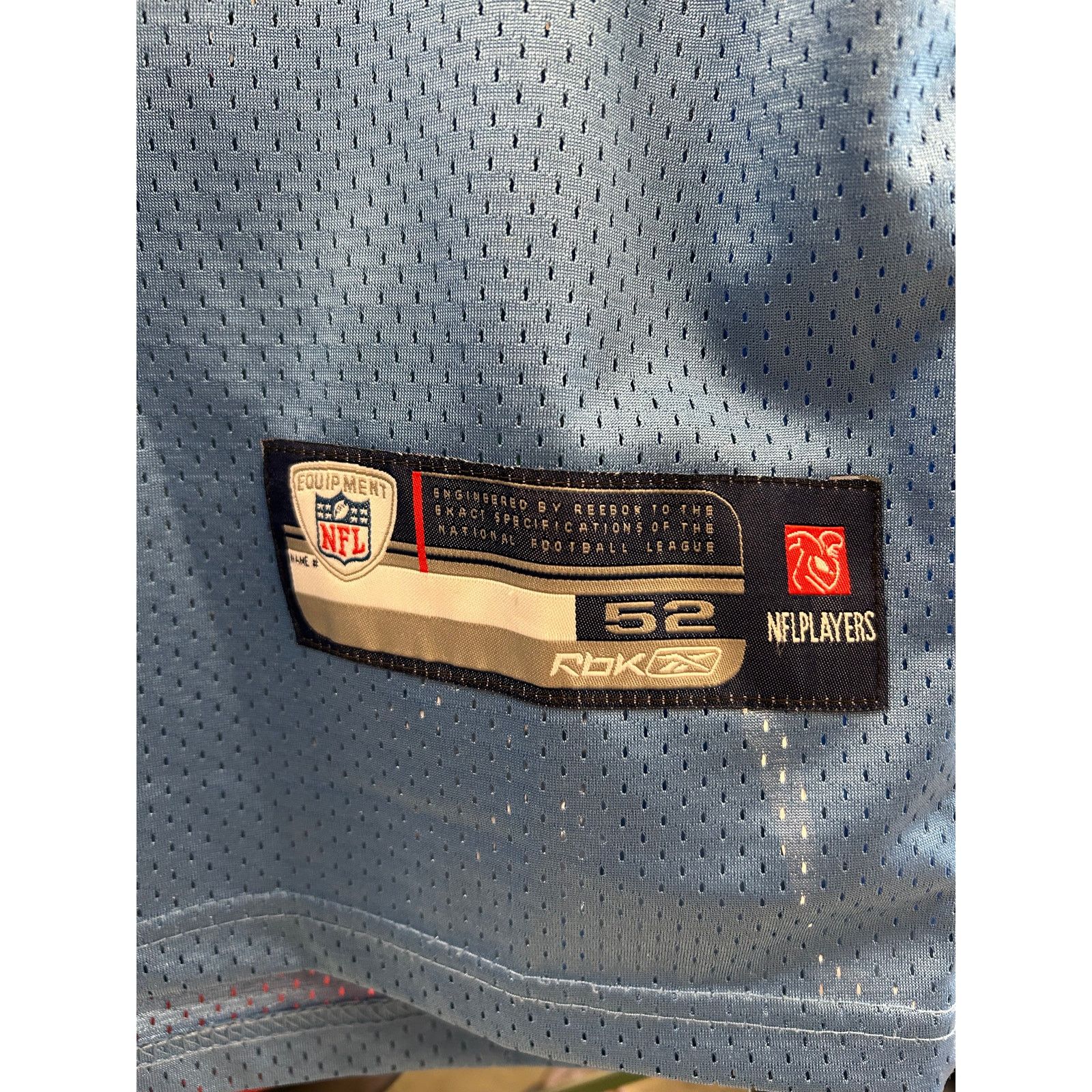 Reebok Antoine Cason #20 San Diego Chargers powder blue jersey 2XL Size US XXL / EU 58 / 5 - 6 Thumbnail